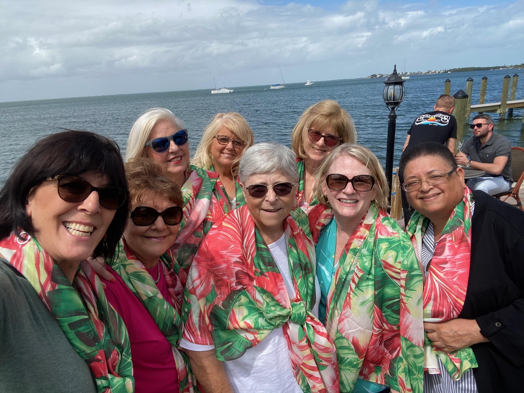 Her Bible study gals!