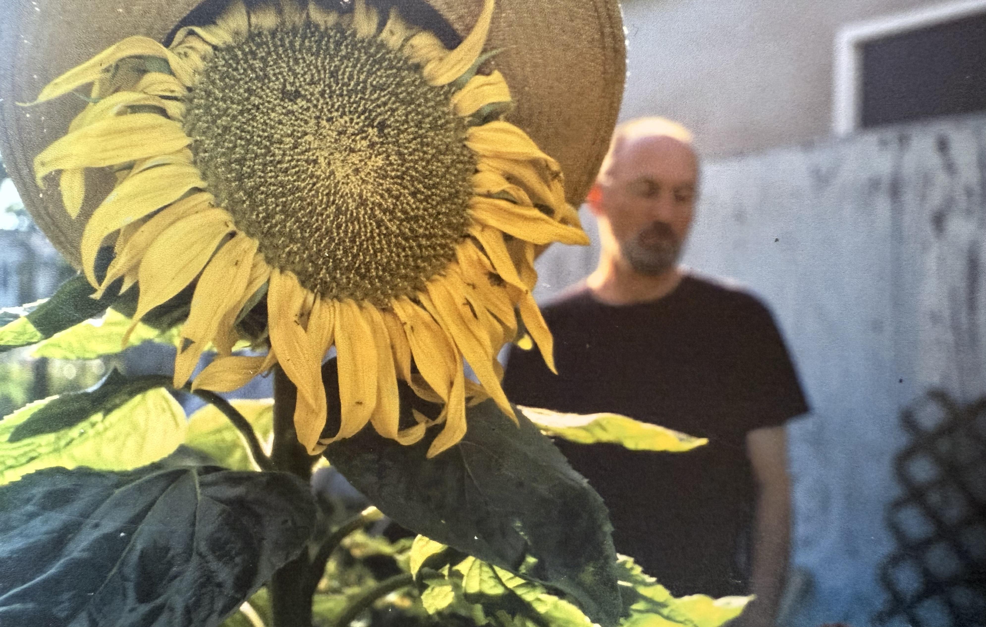 Michael in his garden