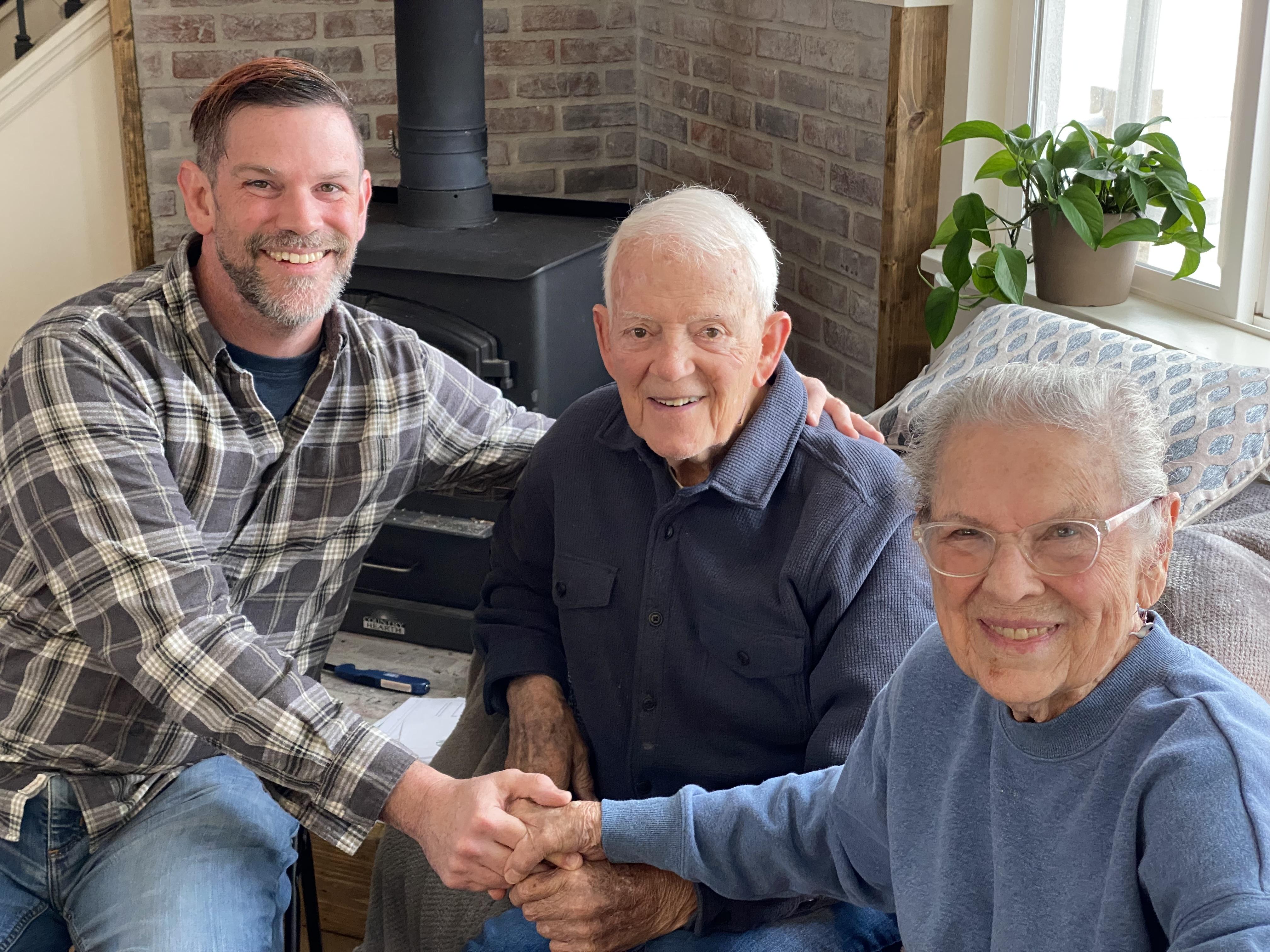 James and his family came for…
