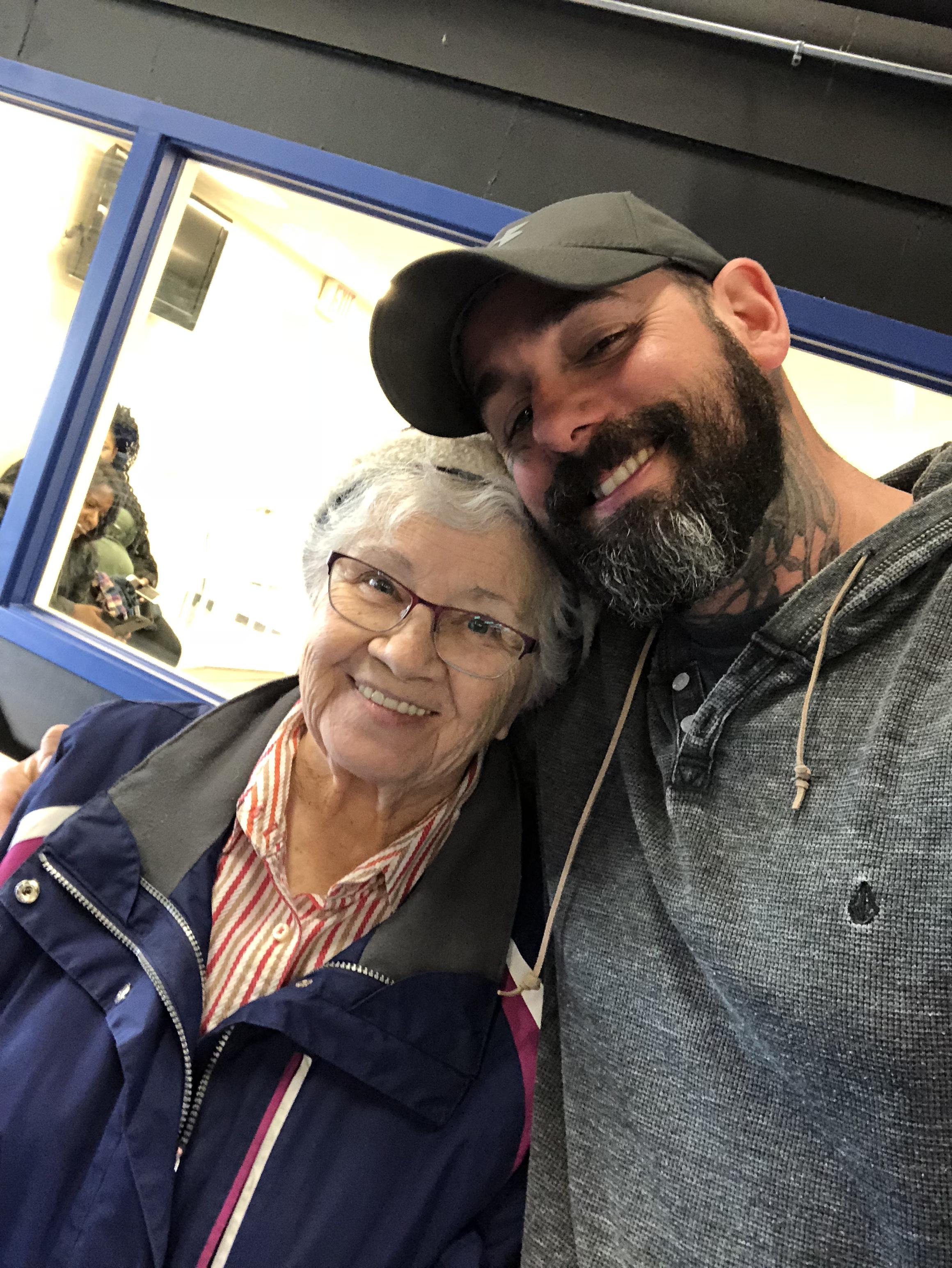Christian and Grandma at Jack…