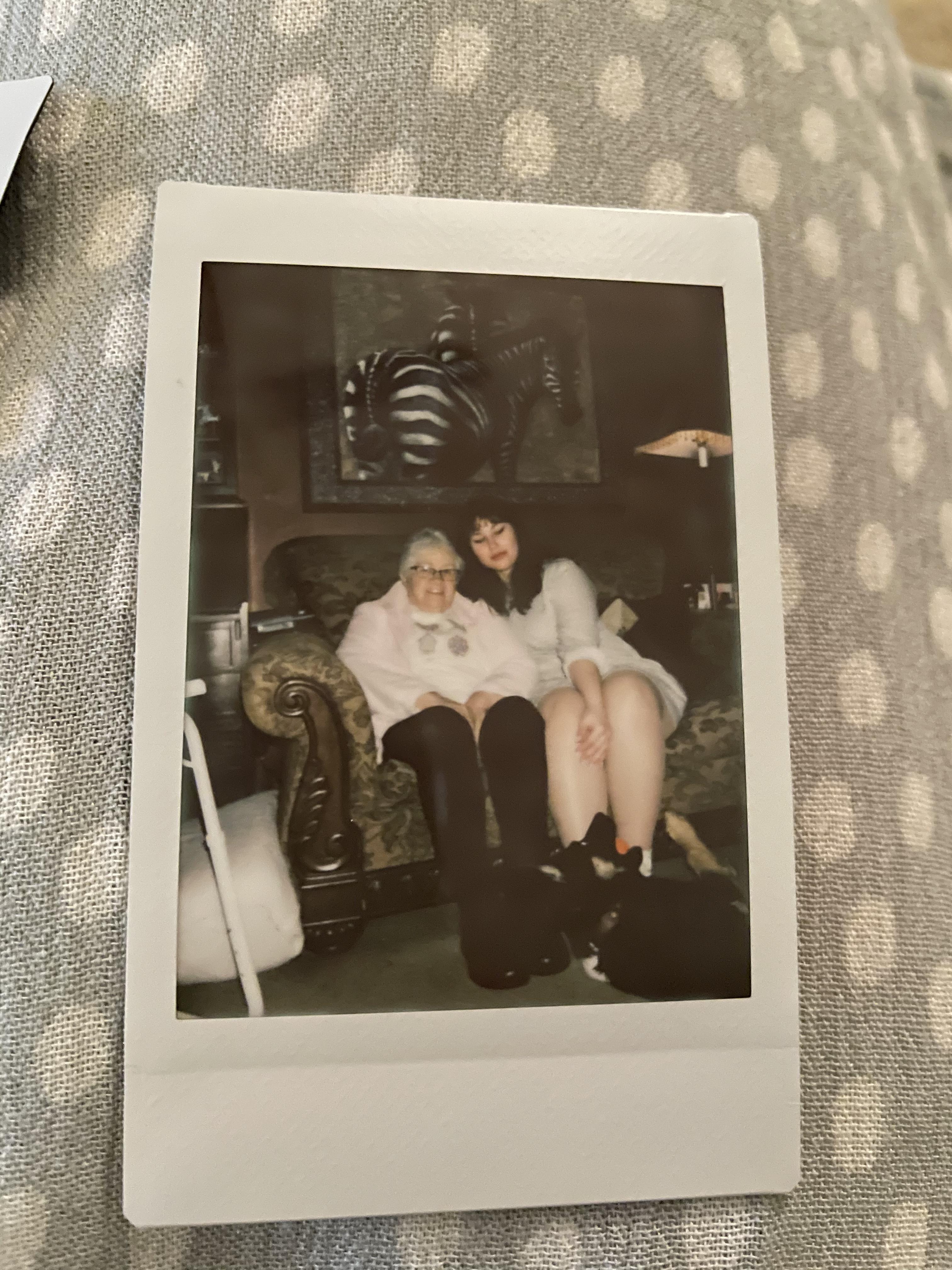 Grandma and I on Easter 2021