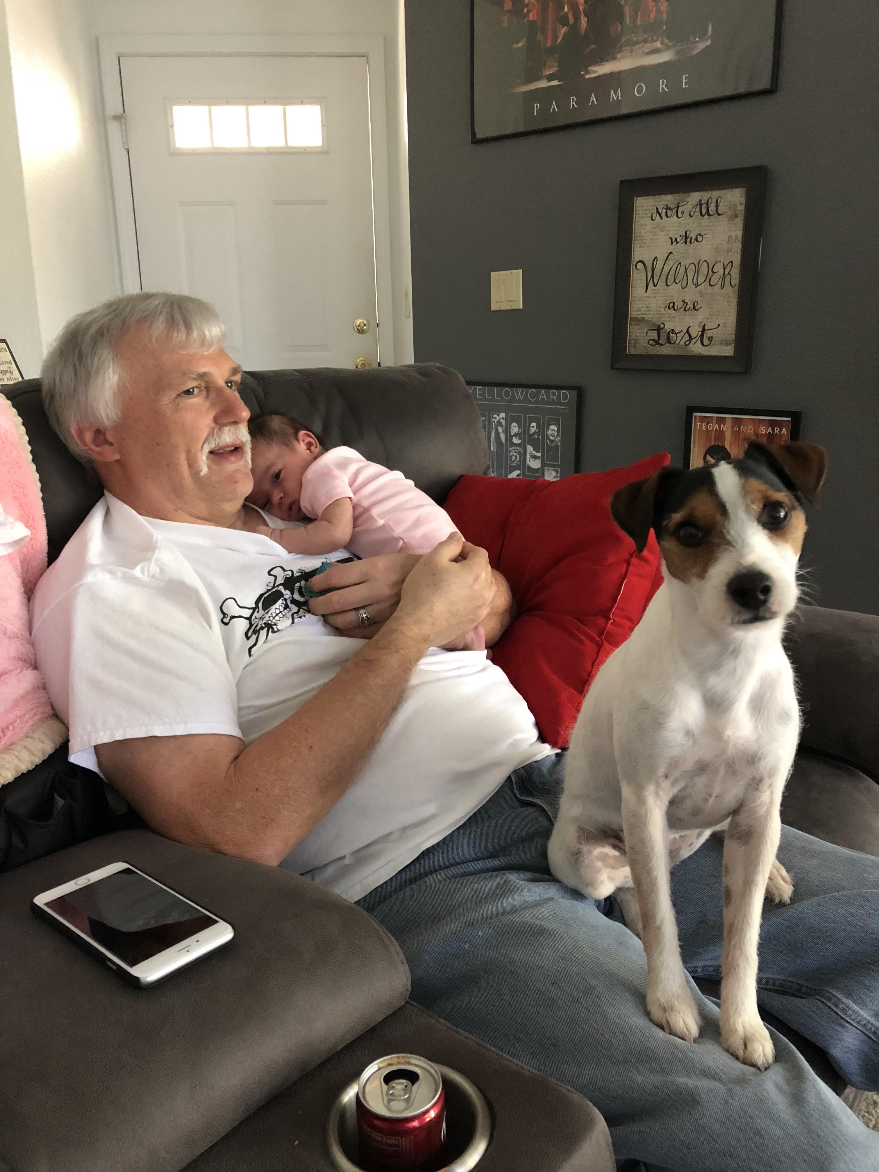 Ritzy babysitting Grandpa and…