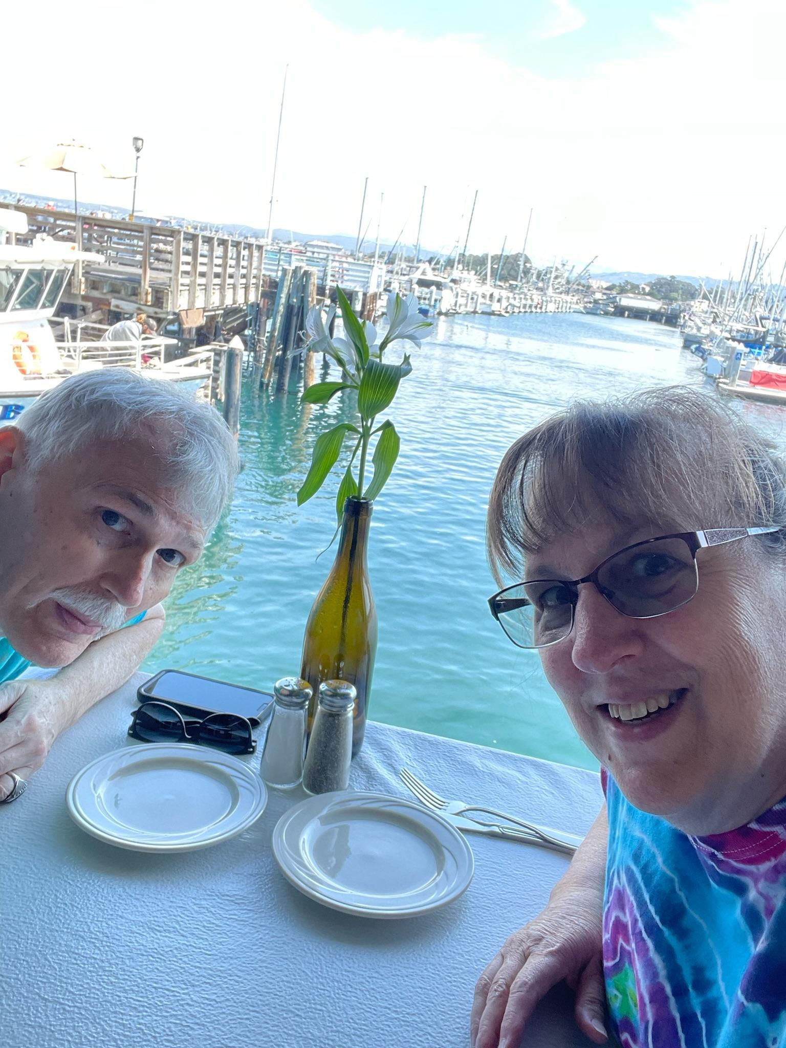 Enjoying a meal at Dominico’s…