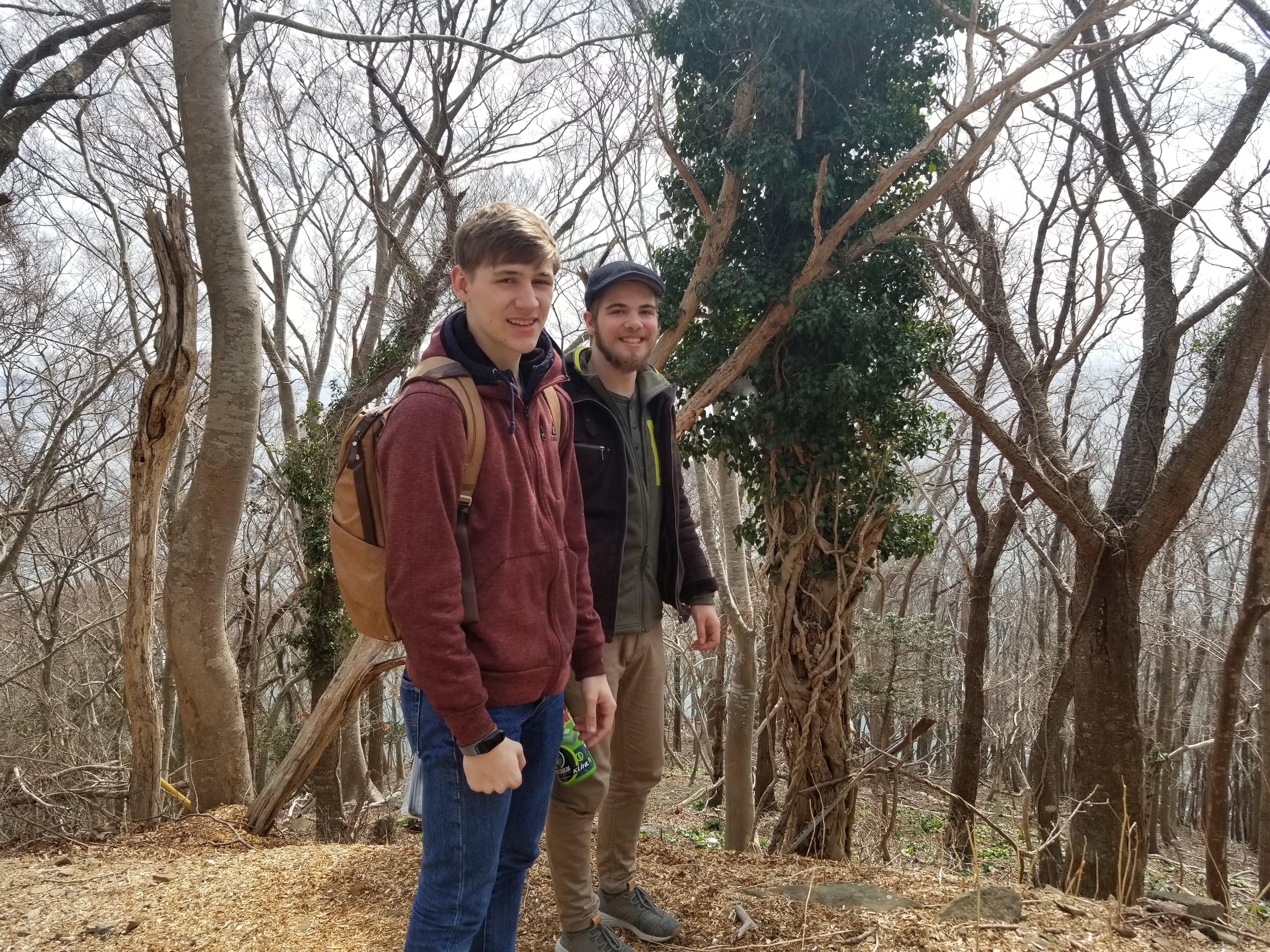 Hiking/photography brothers