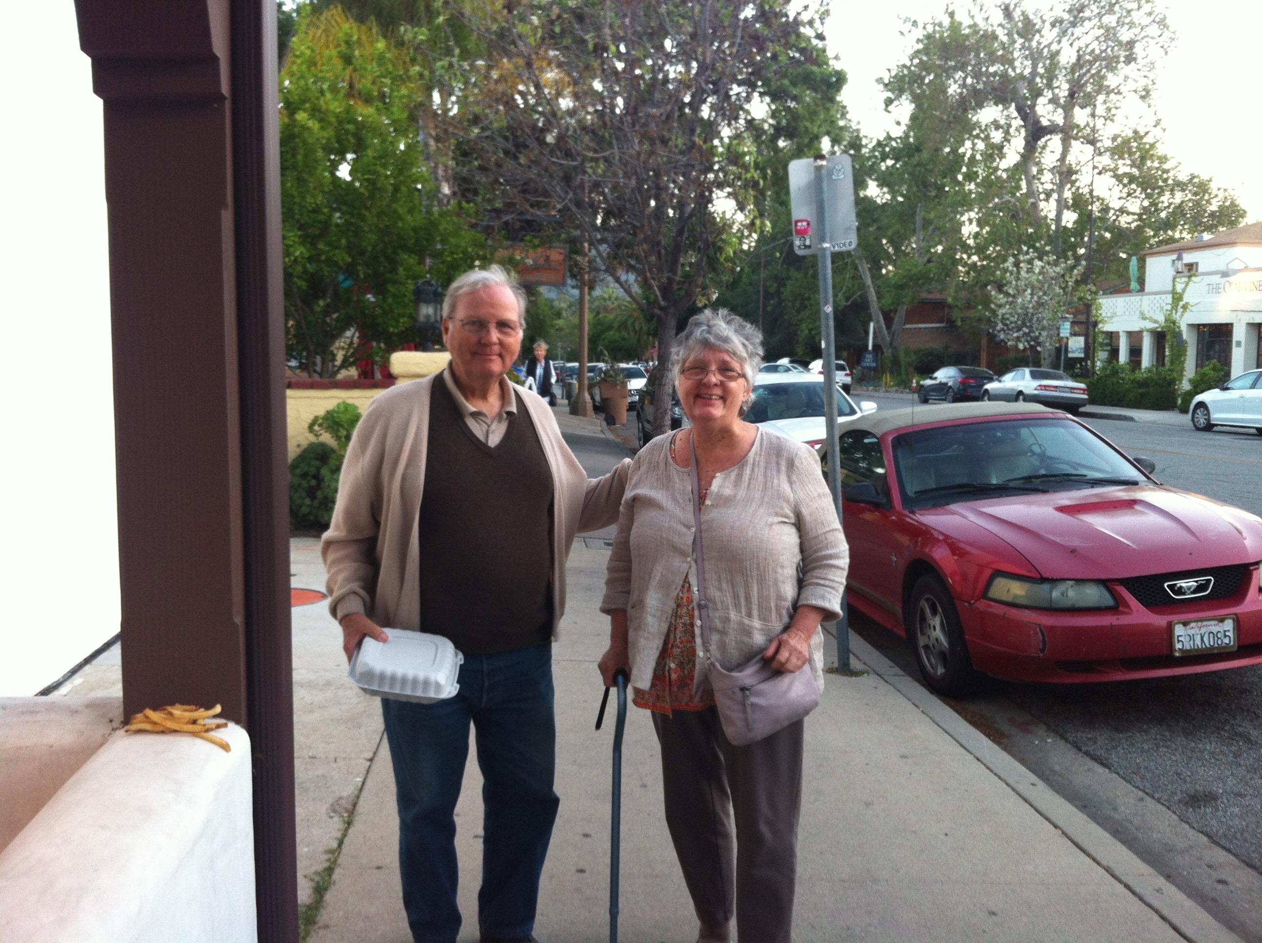 Jon and mom on last day in Oj…