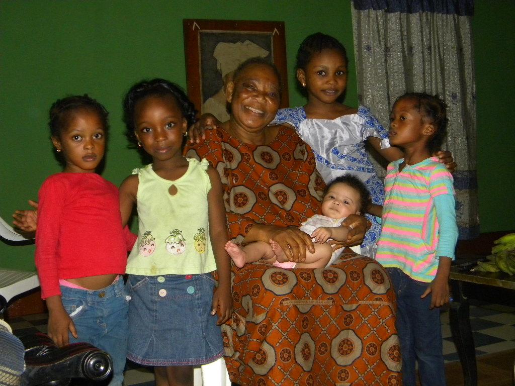 Mommy and her grandkids