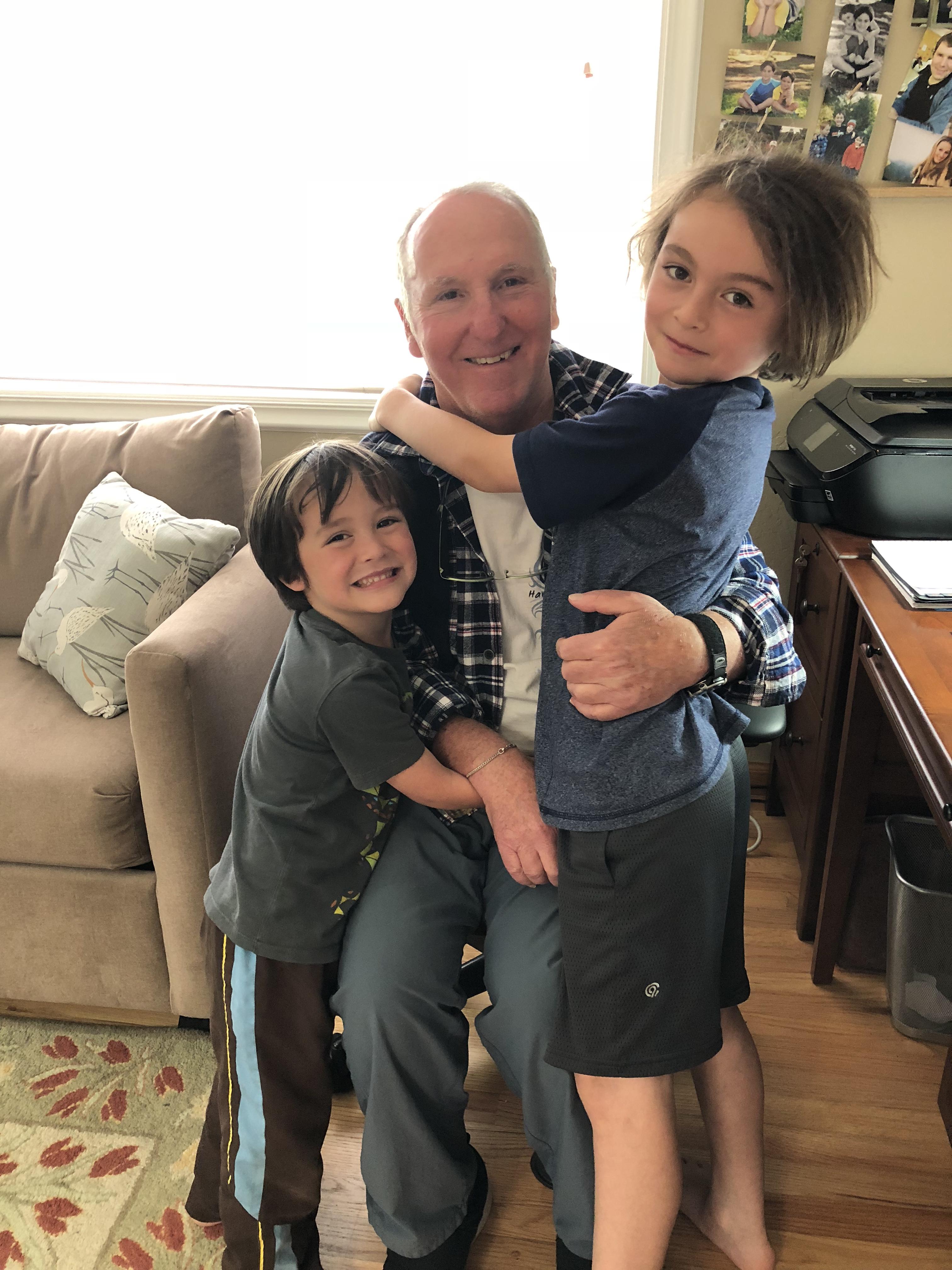 Papa Lewis with Tyler and Bra…