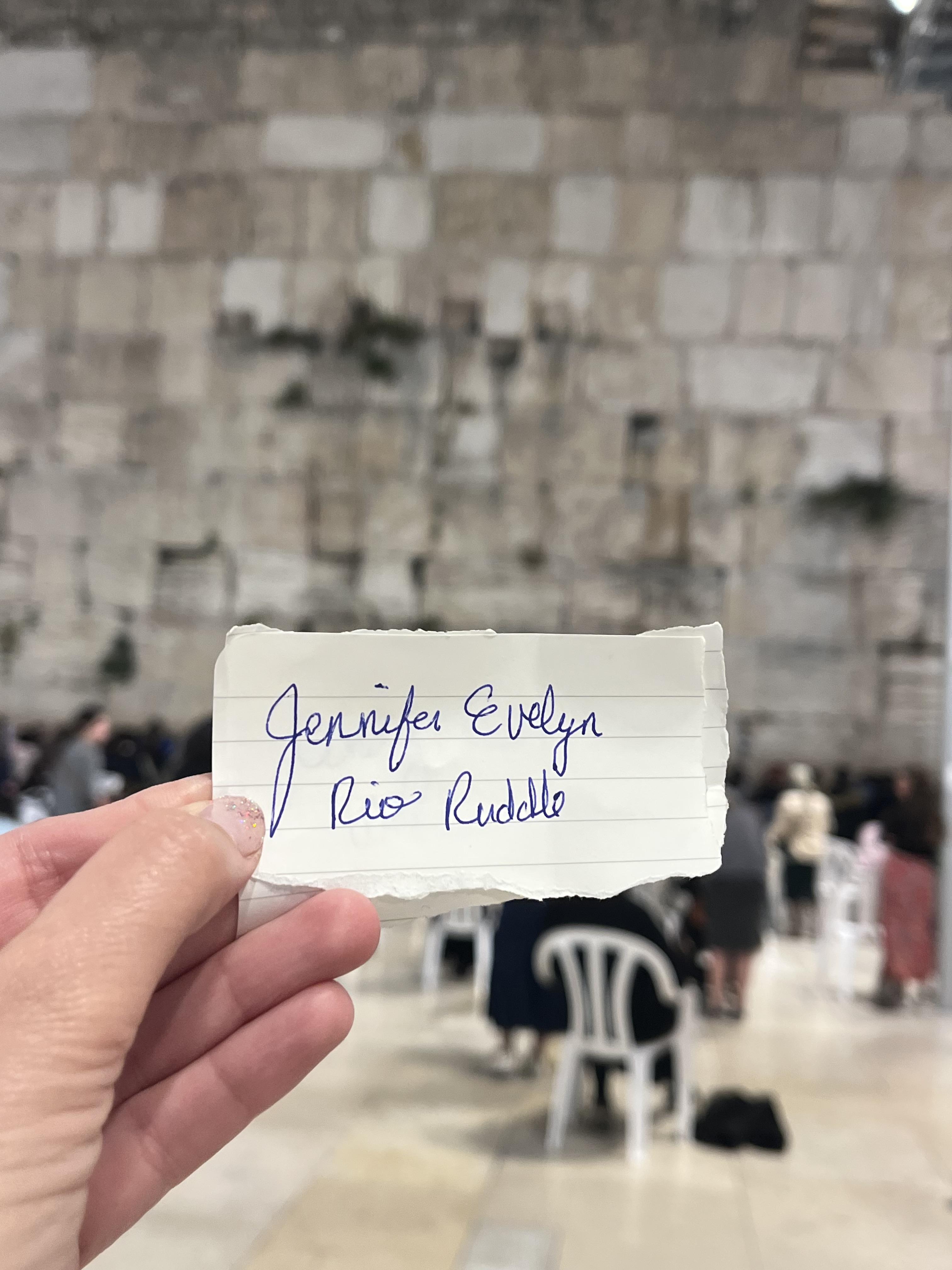 In May I traveled to Israel f…