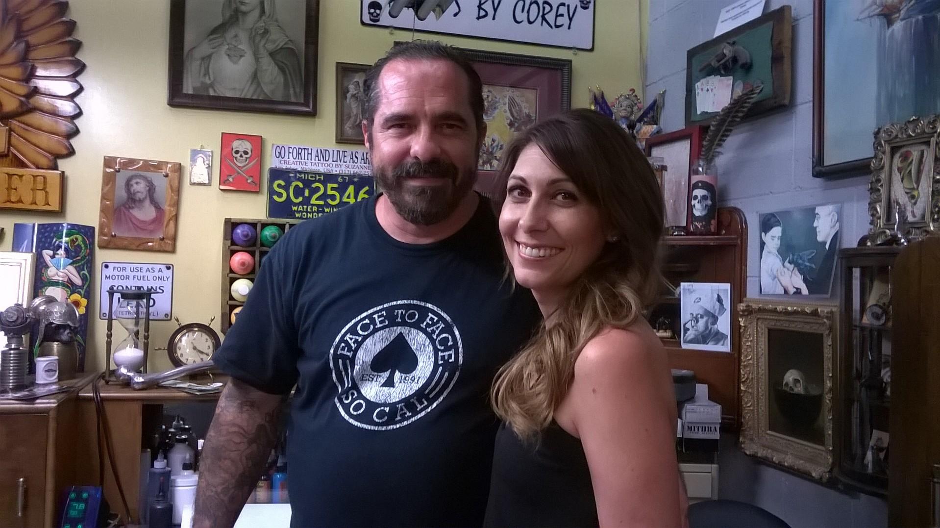 Jenn getting first tattoo wit…