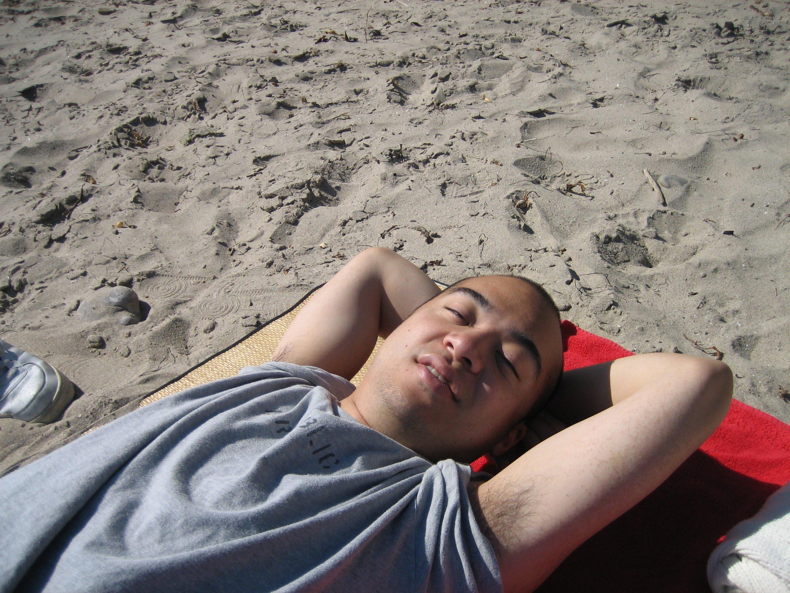 We had an impromptu beach day…