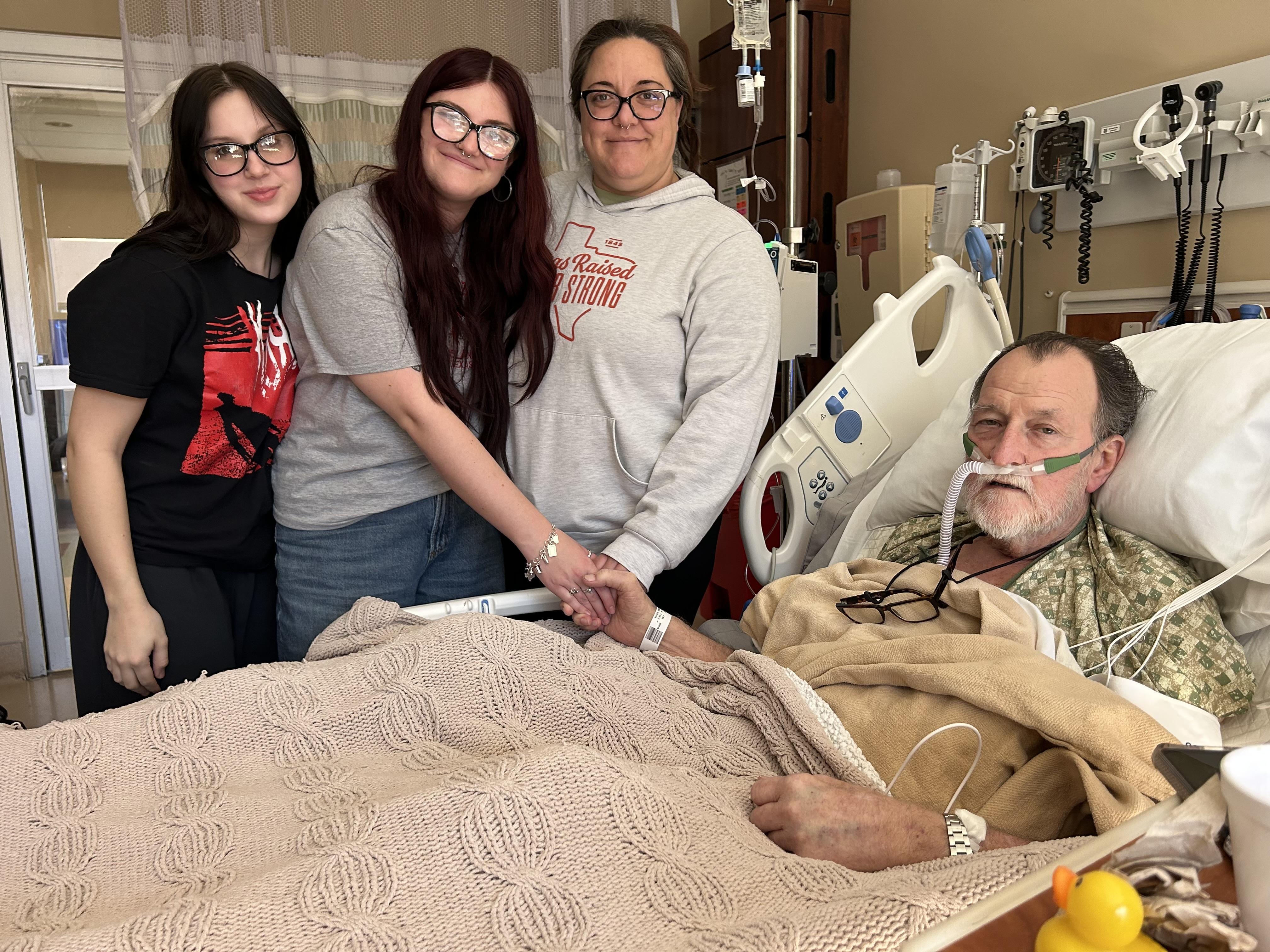 Dani, Elise, Amy and Gramps