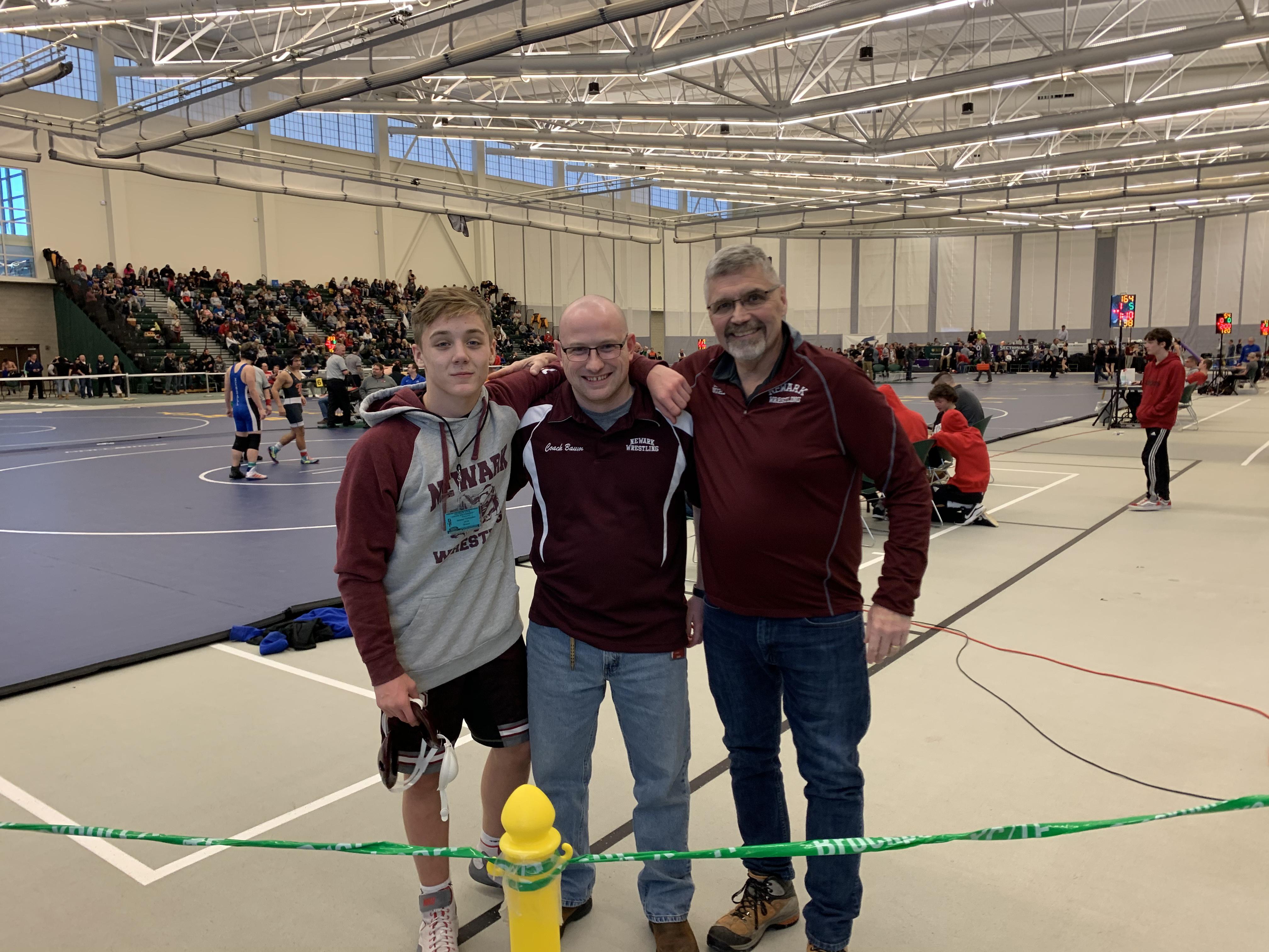 Jackson, Coach Baum, and Coac…