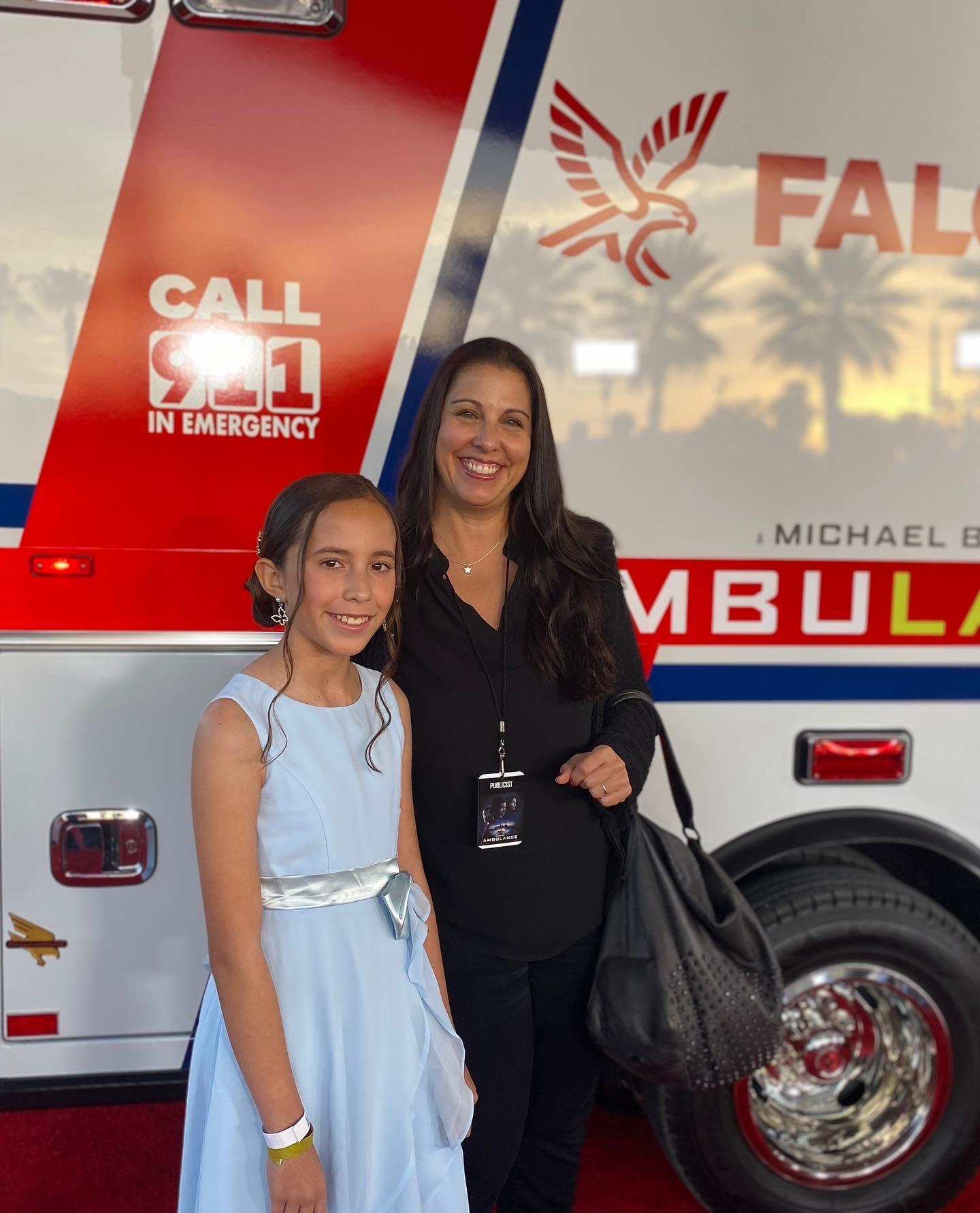 Annet and Anjella at Ambulanc…