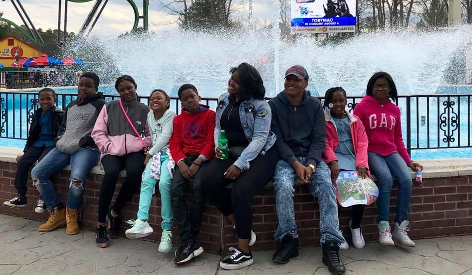 His grands and youngest niece