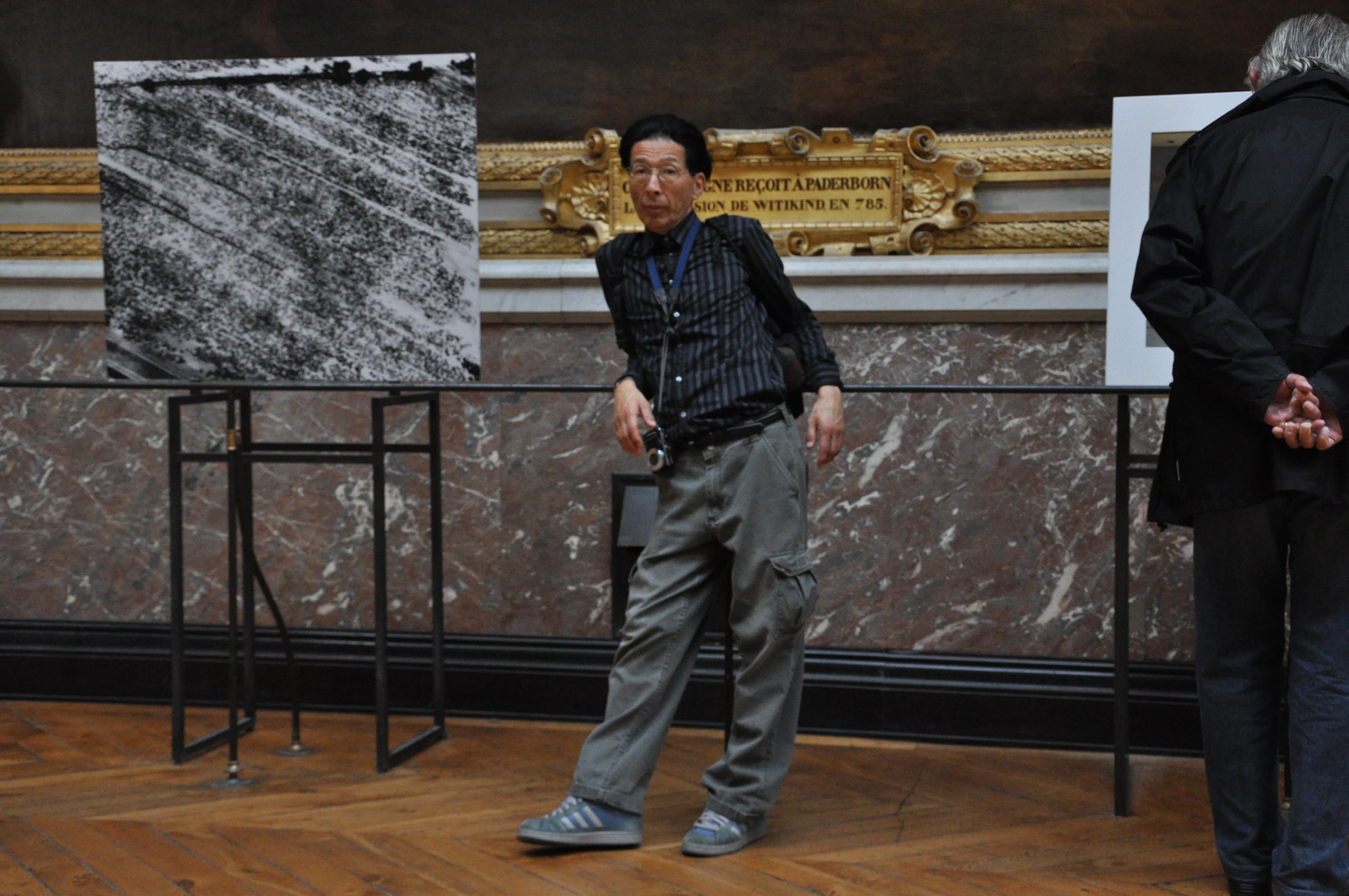 Hanging out at the Louvre.