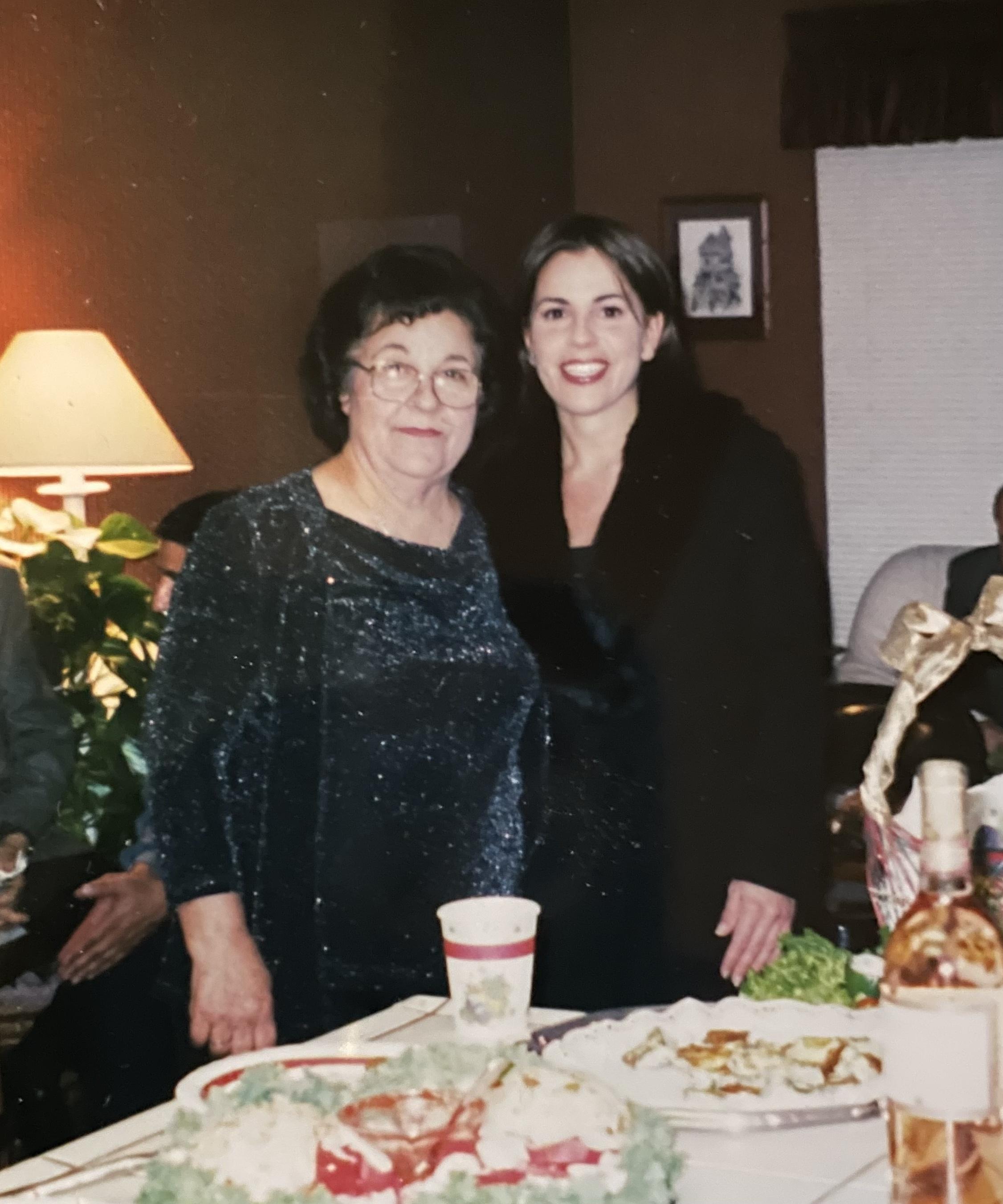 Casilde and Lisa at Christmas…