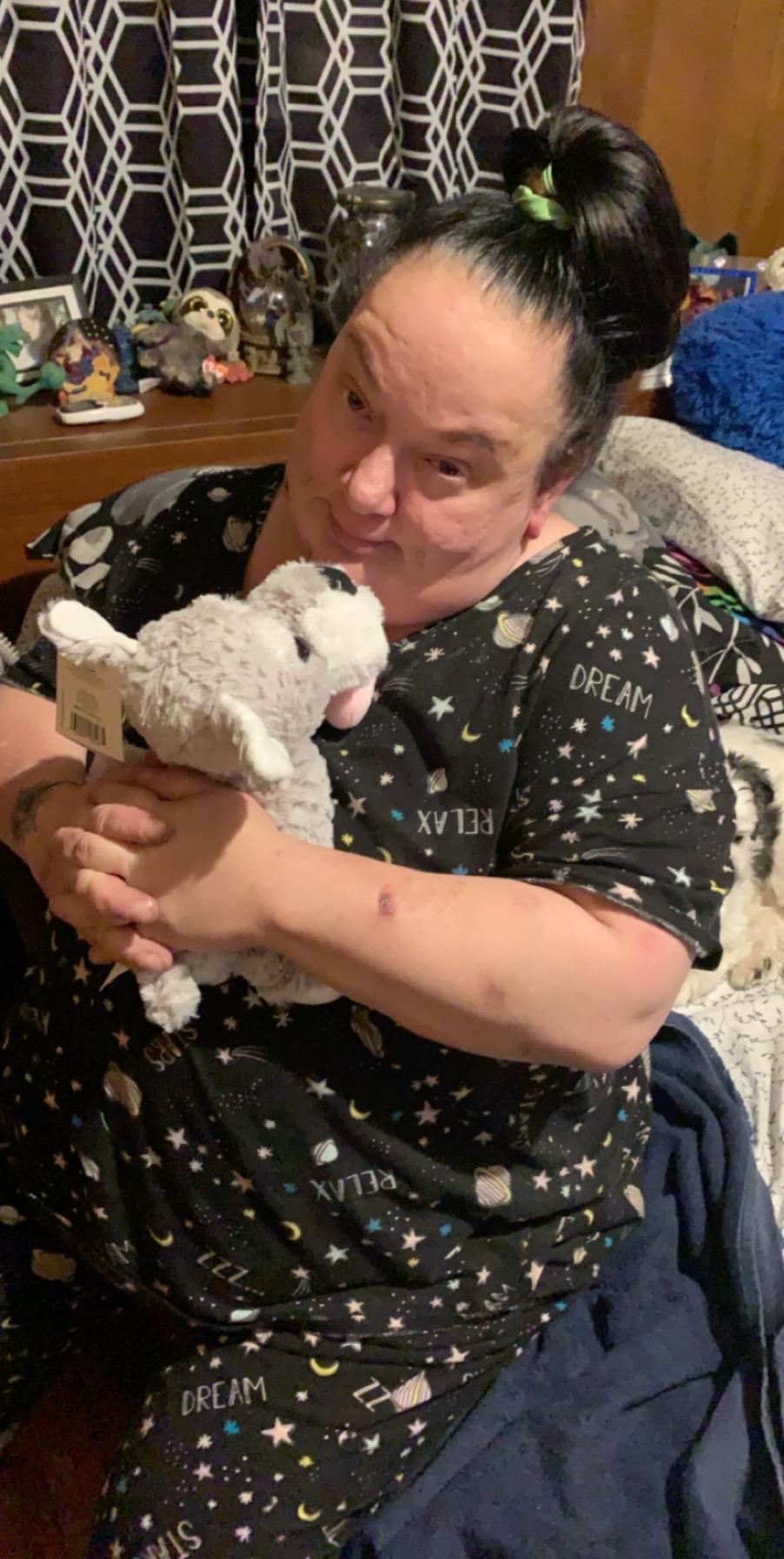 Cutie pie with a bear, uggh s…
