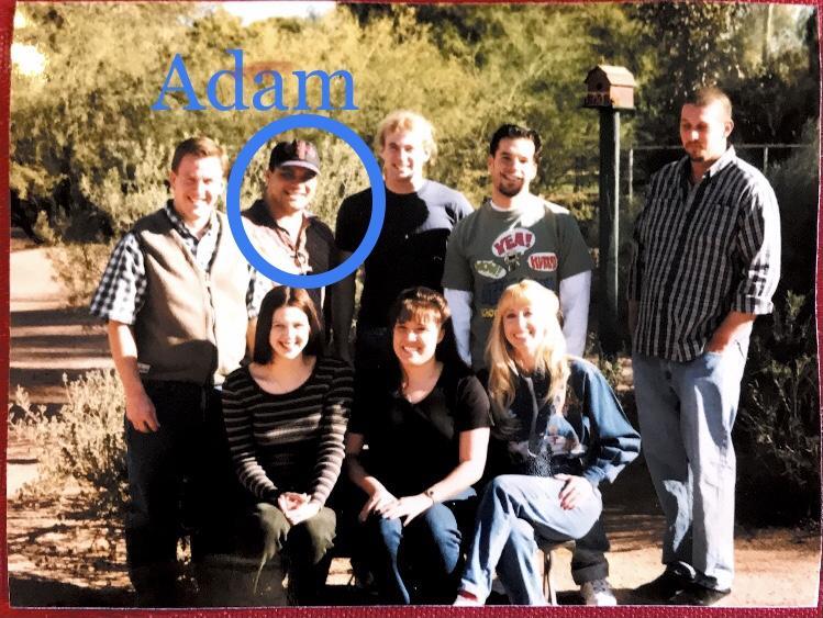 Adam with siblings and cousins