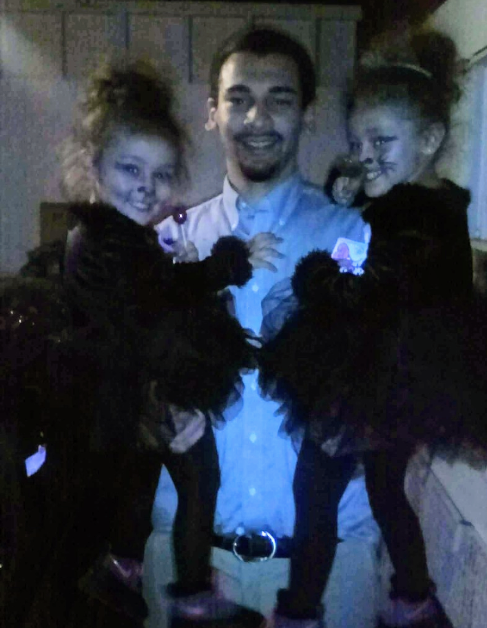 Halloween with his little lov…