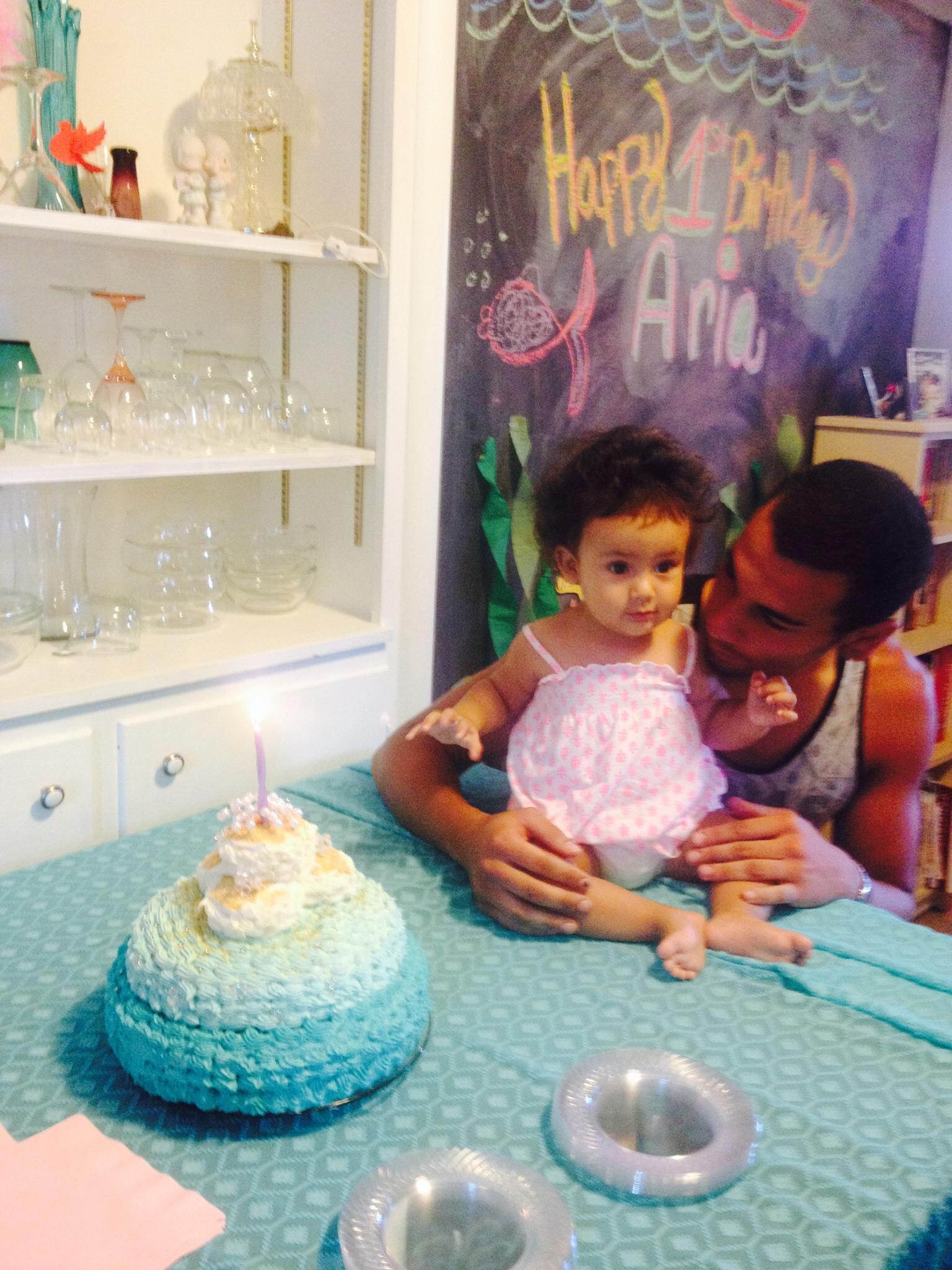 Creed with Aria for her 1st B…