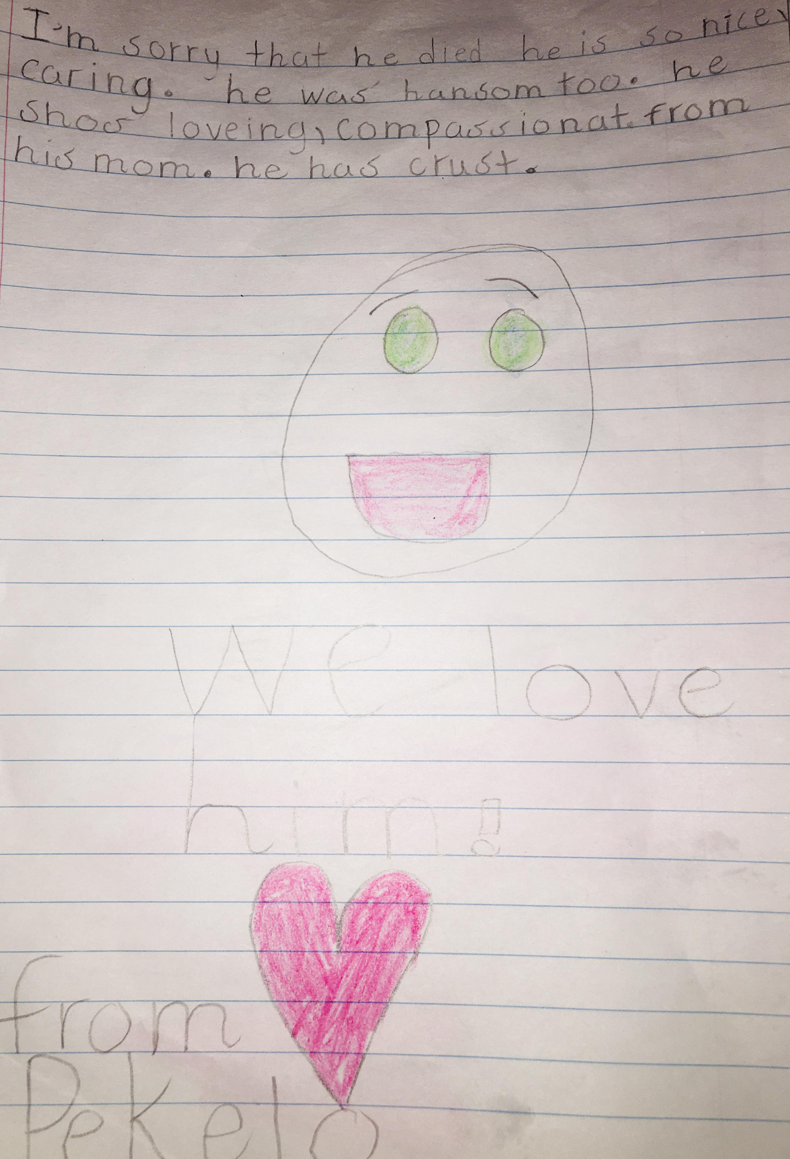 Art for you cousin by: my 8 y…