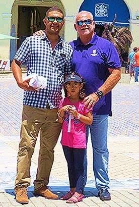 Fat with his Godson, John and…