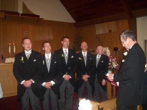 Adam’s wedding party - the gu…