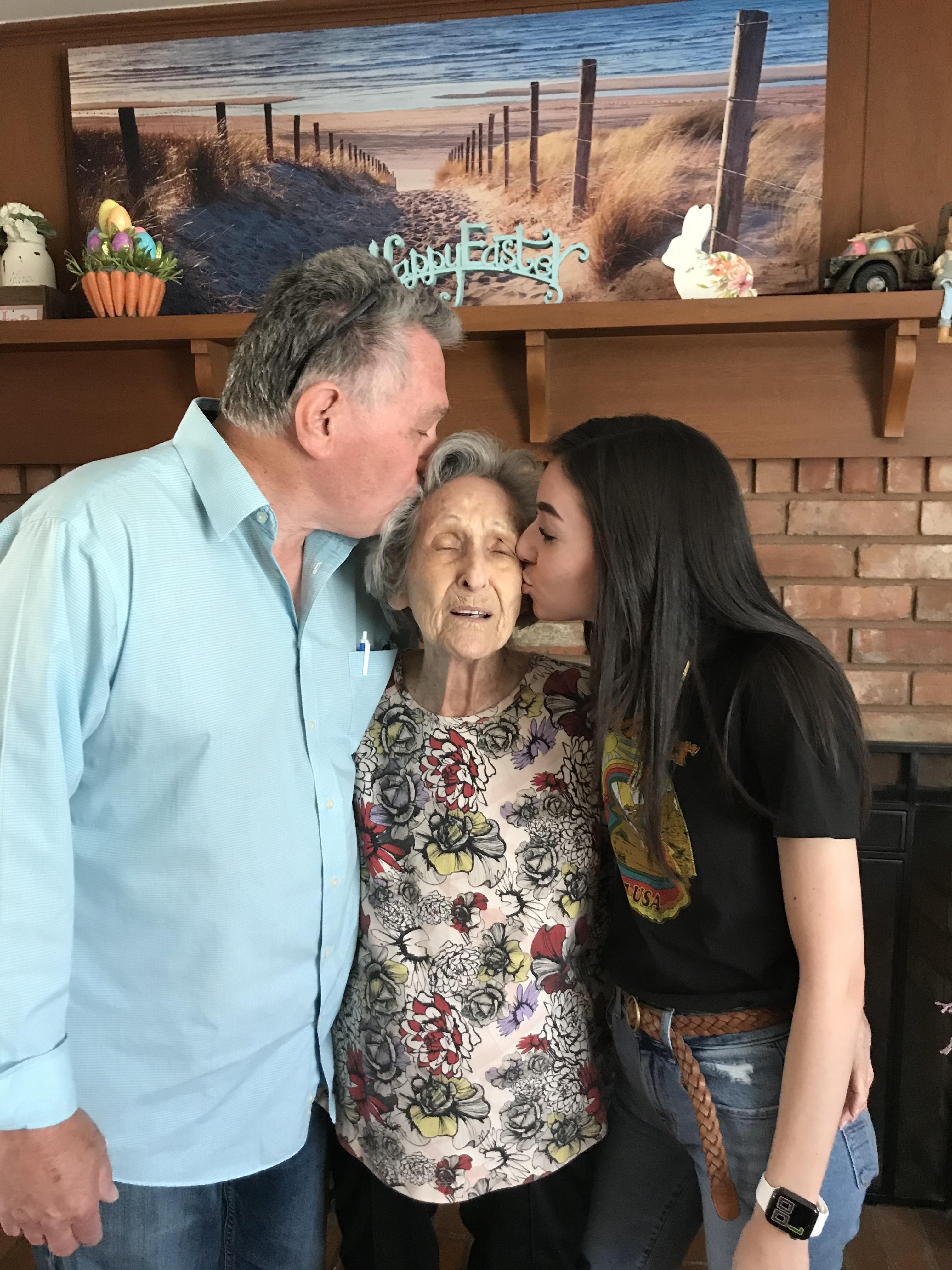 Son, Alan, Mama and granddaug…