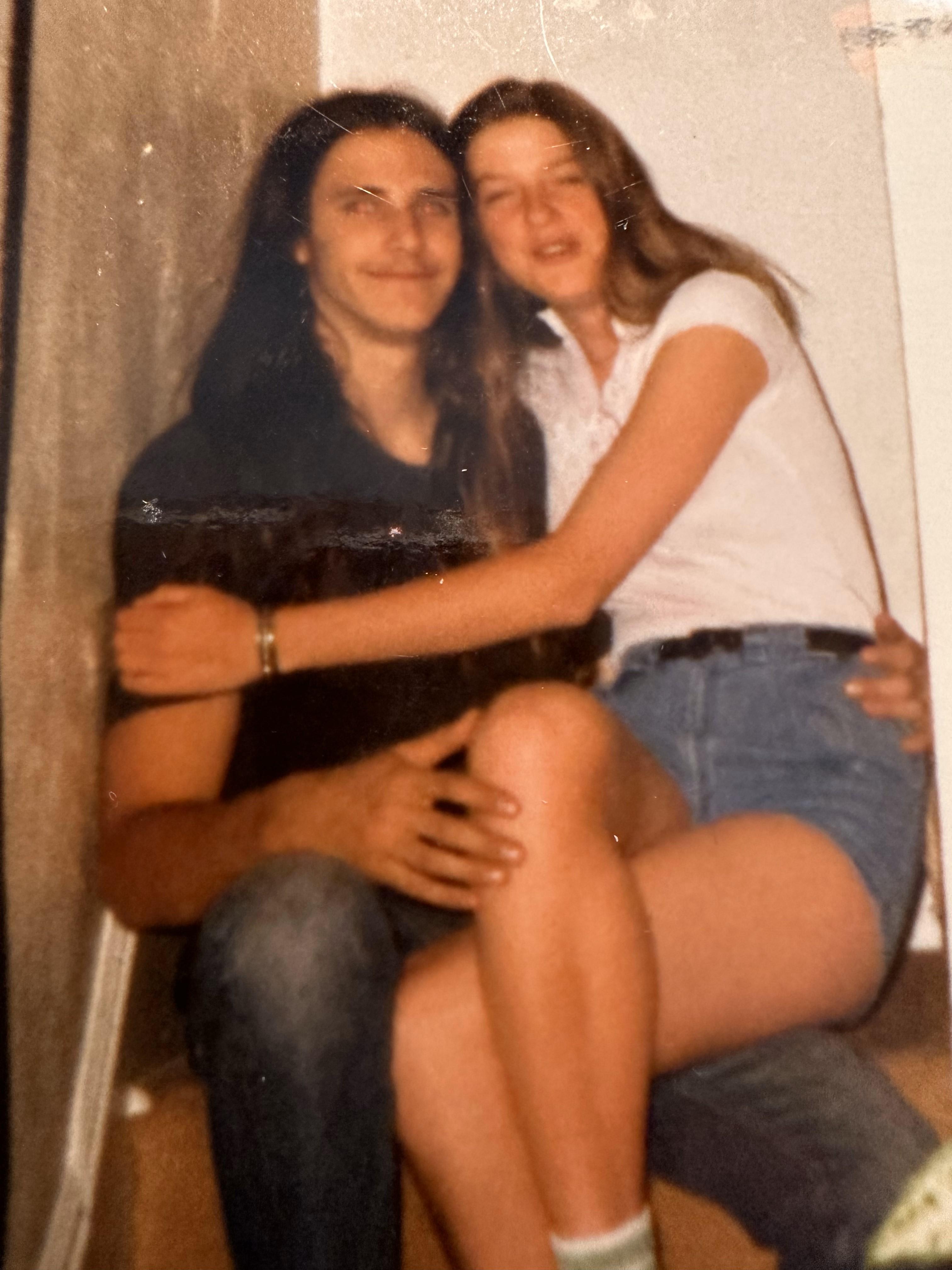 John and I when we were 20 ye…