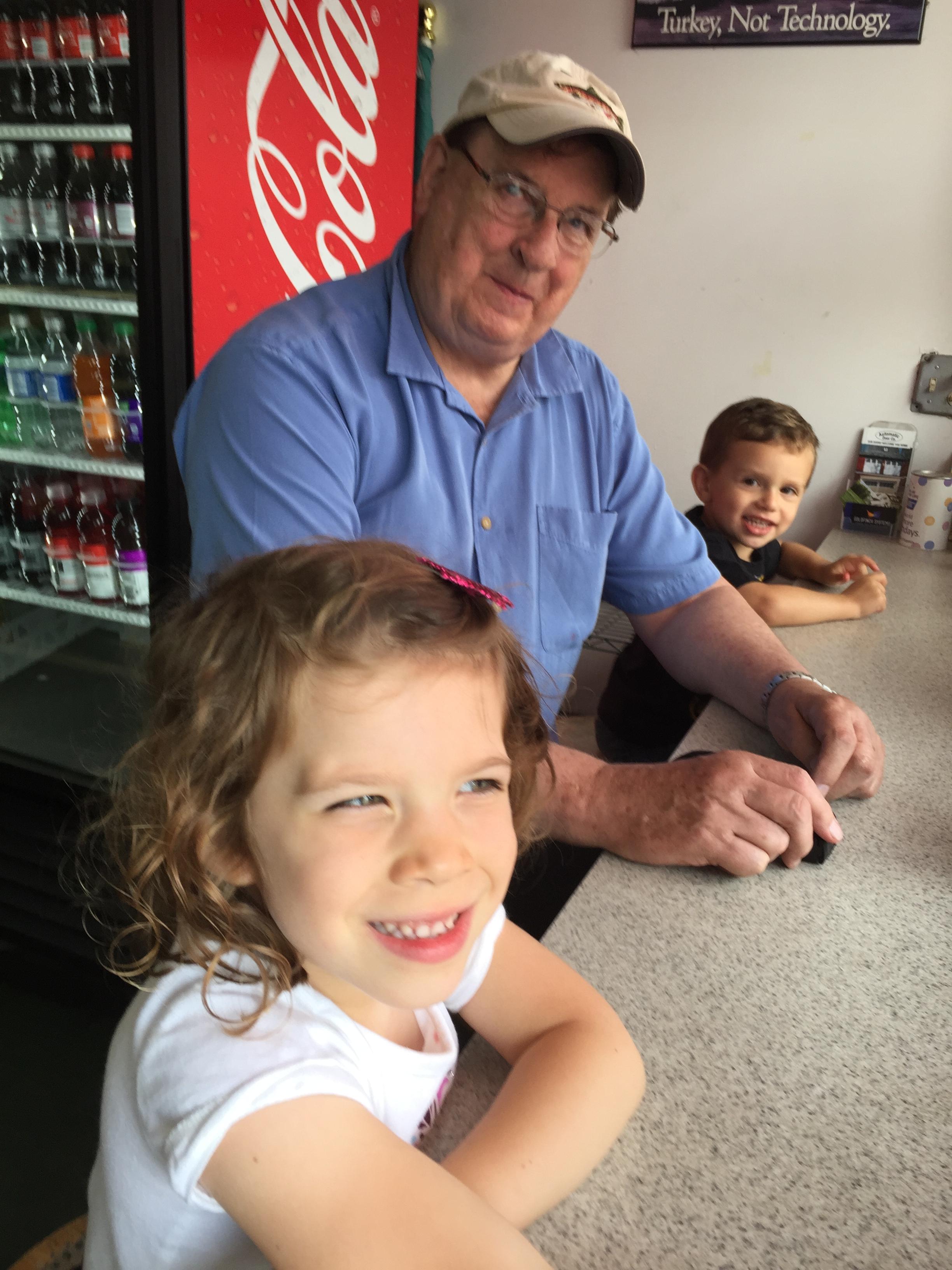 Lunch stop strawberry picking