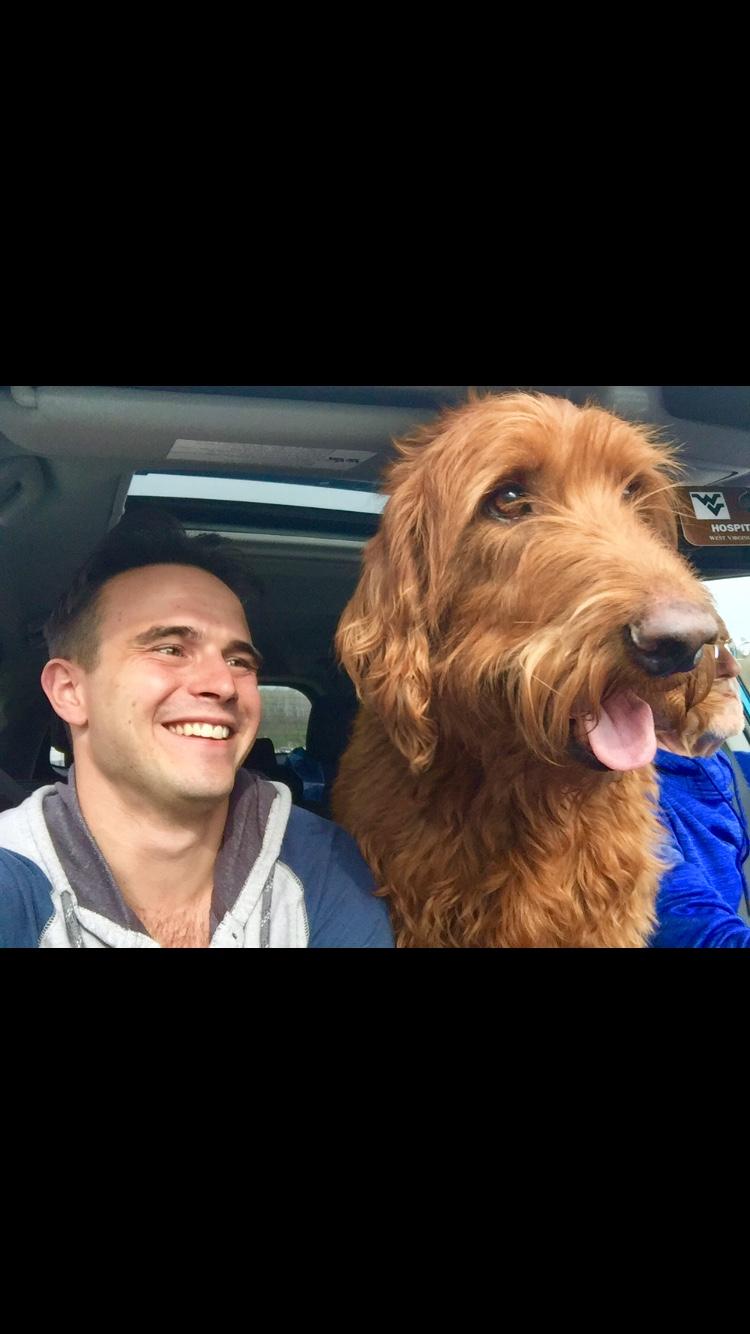 Sloan and Steve’s dog Grainger