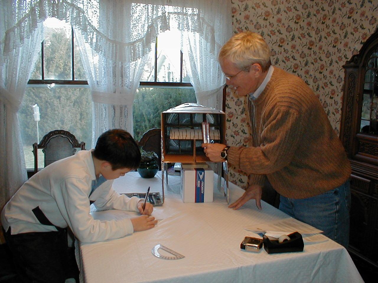 Working on science project wi…