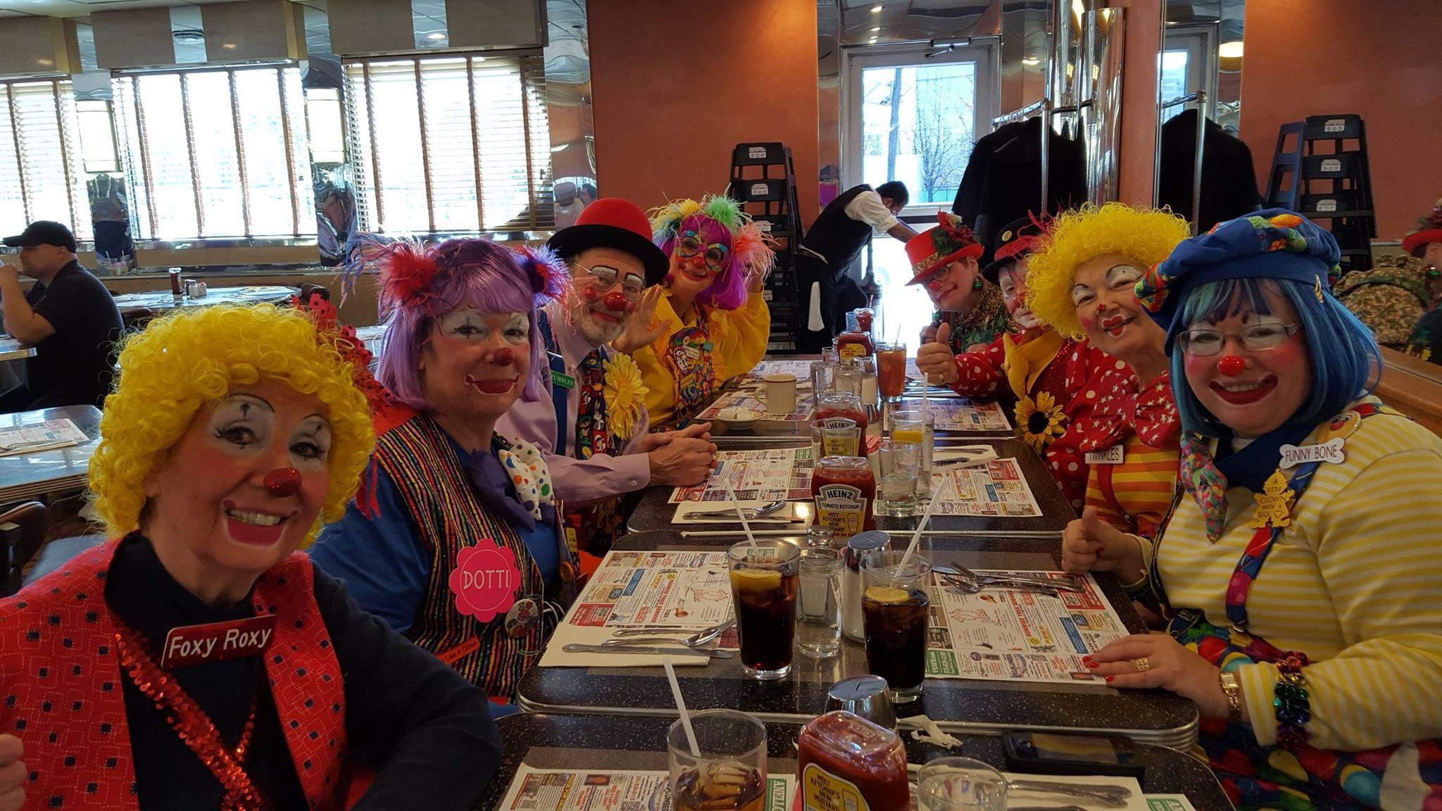 Lunch with the clowns