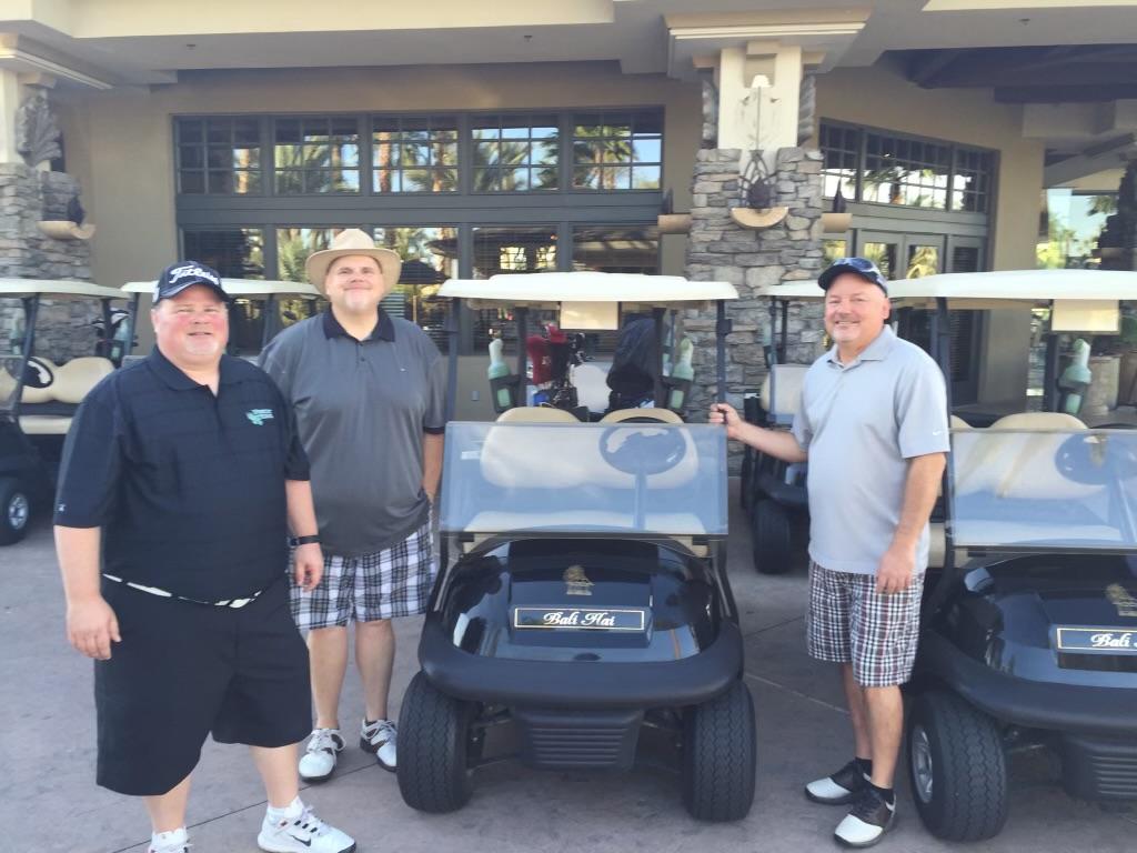 The before shot at the golf c…