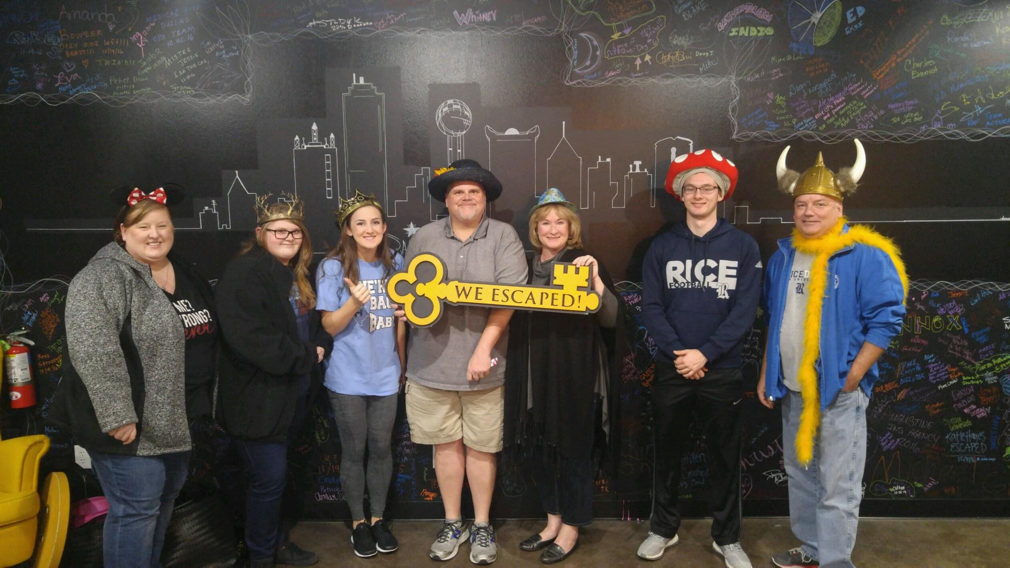 Winning at escaping the room