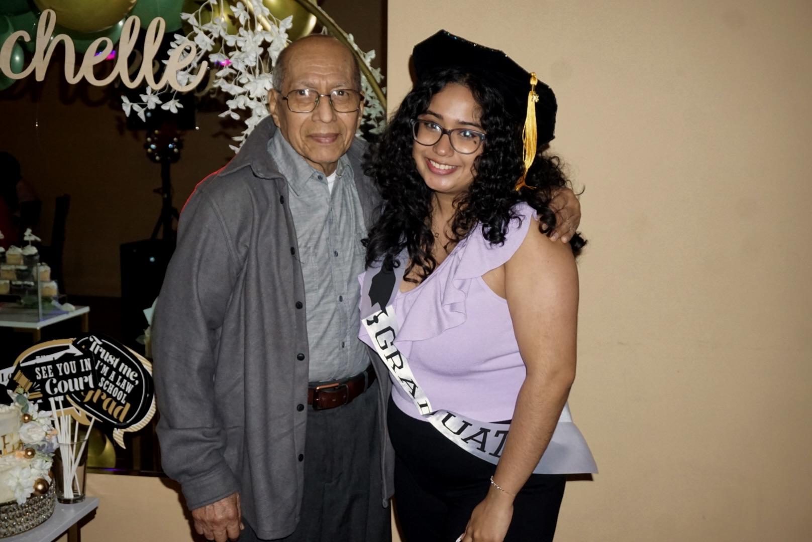 Abuelo and I during Law Schoo…