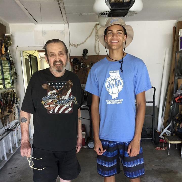 Grandpa Buzz and Drake