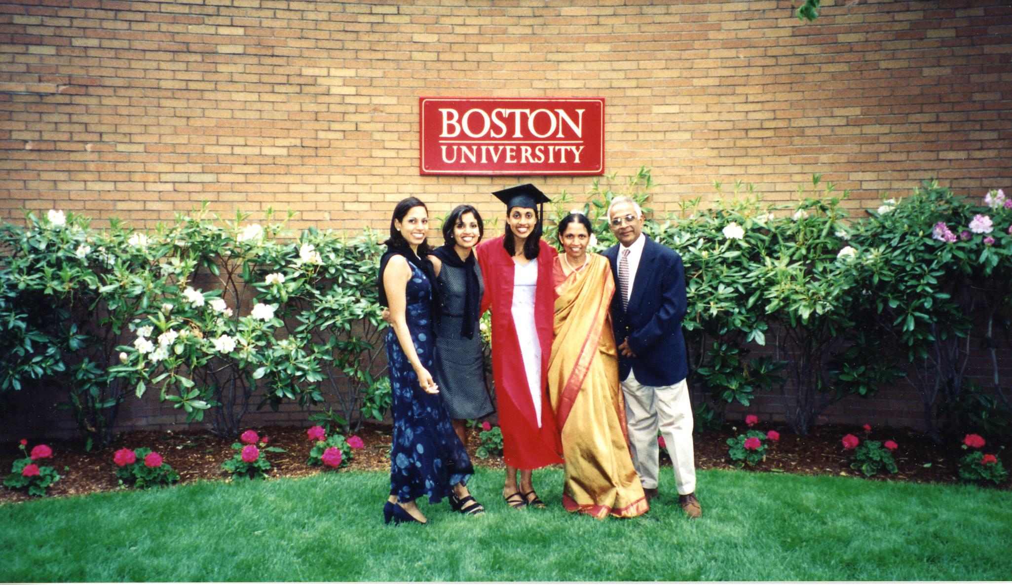 Jyoti's Graduation from BU