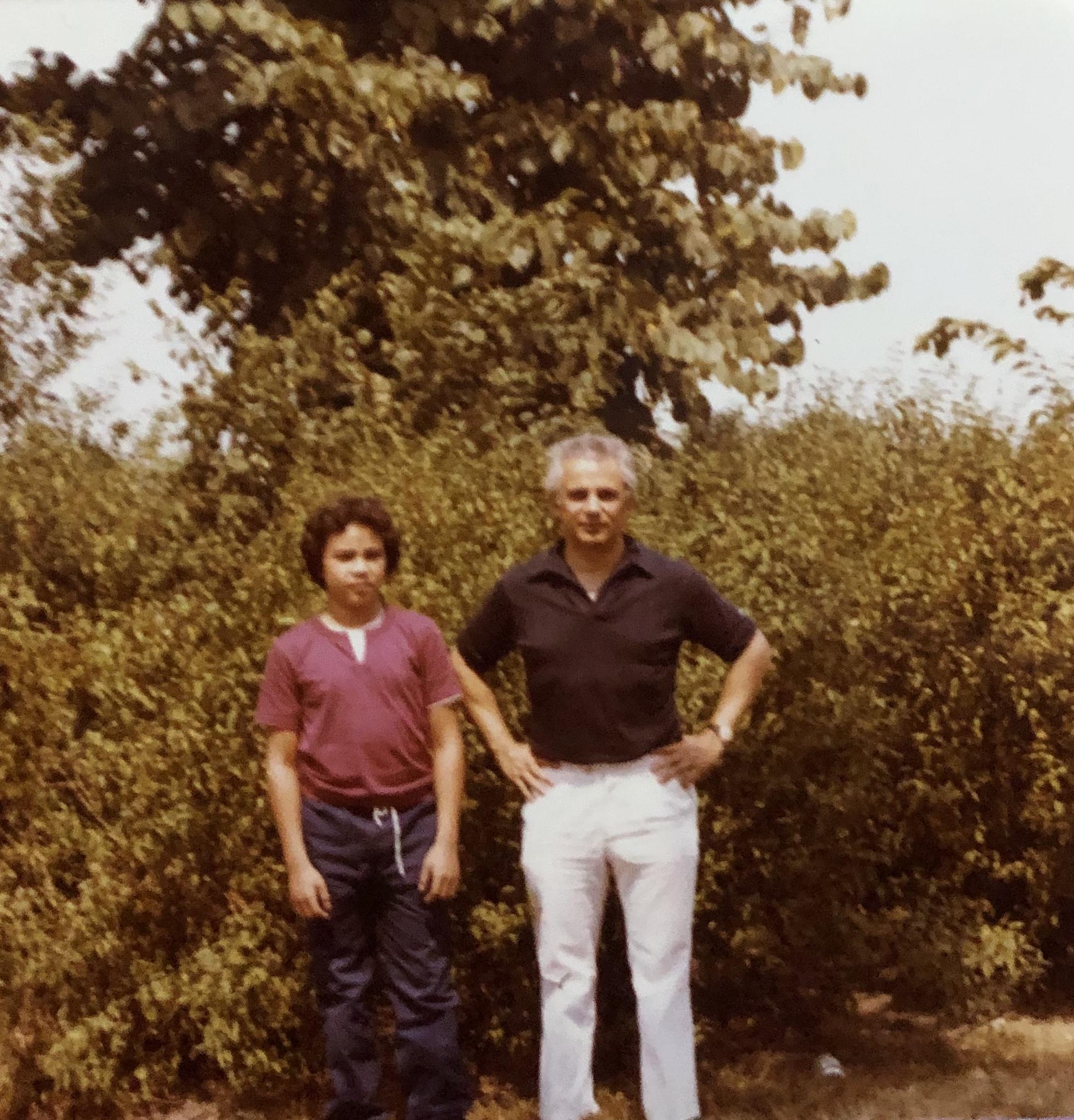 With son, Jerry