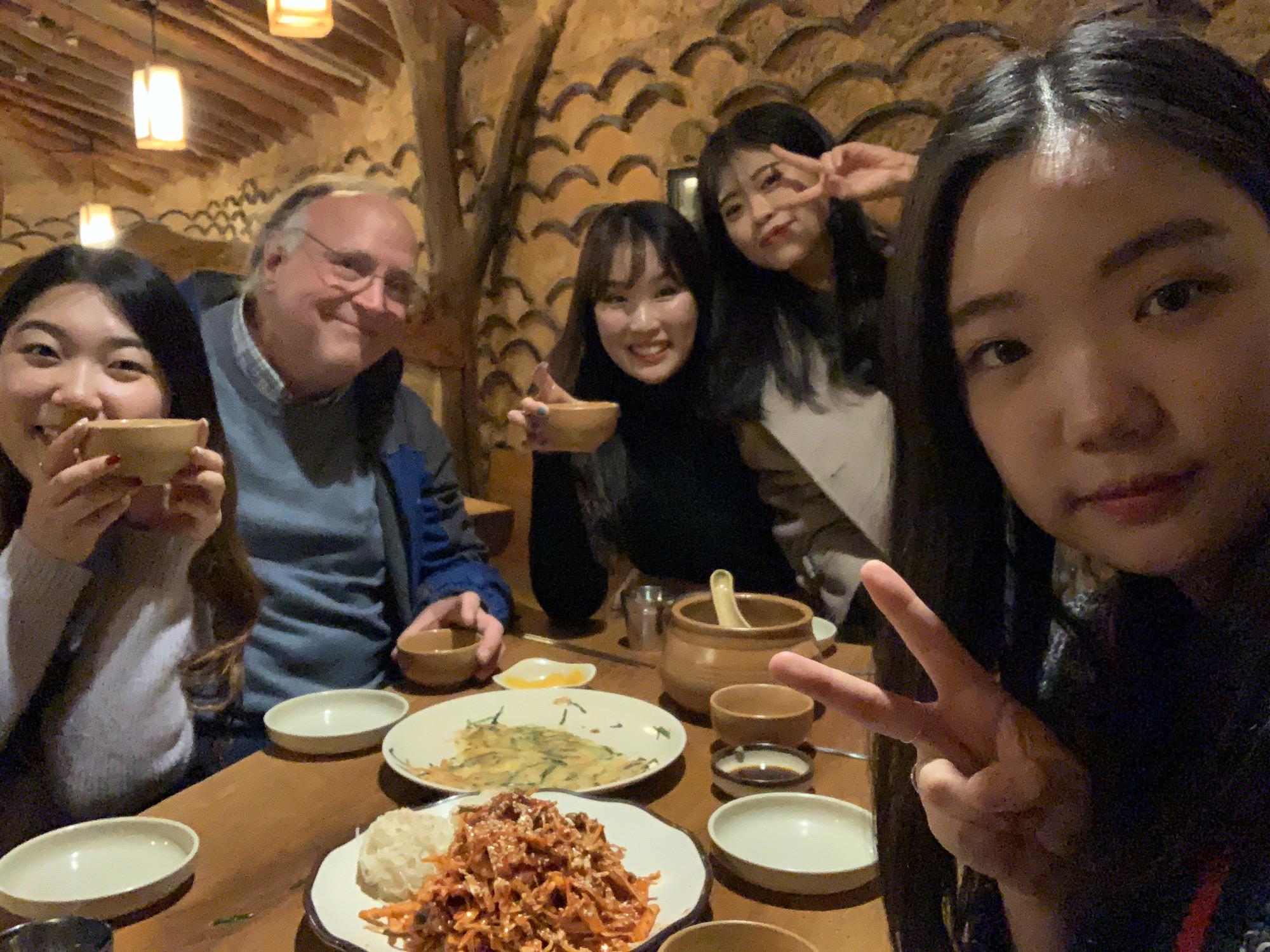 Bob and his makgeolli friends