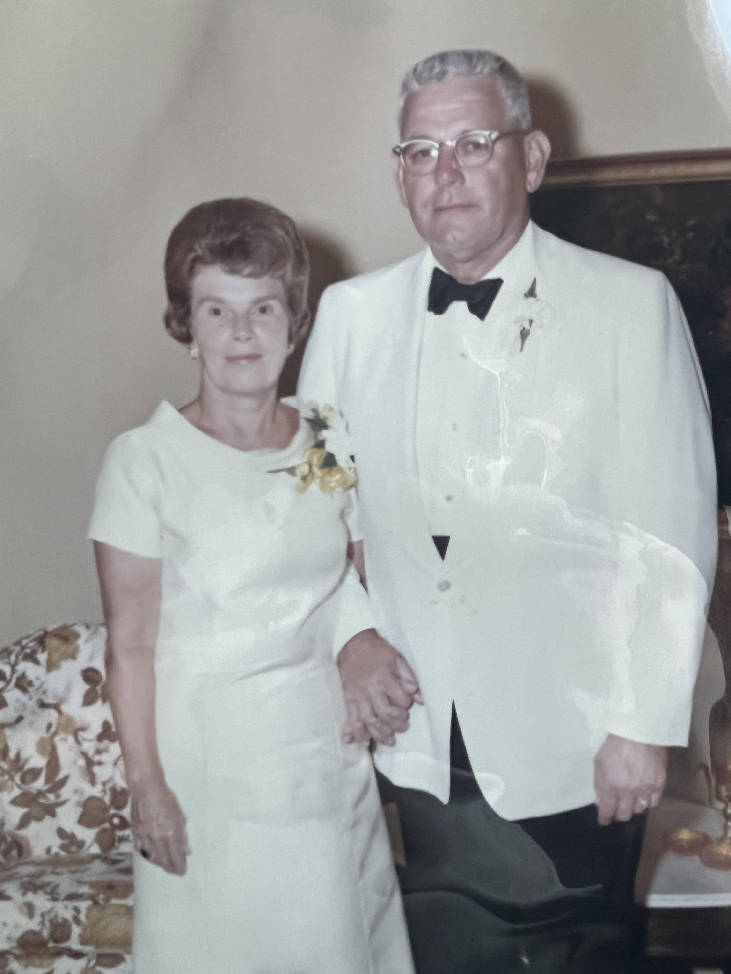 His grandma and grandpa Peaco…