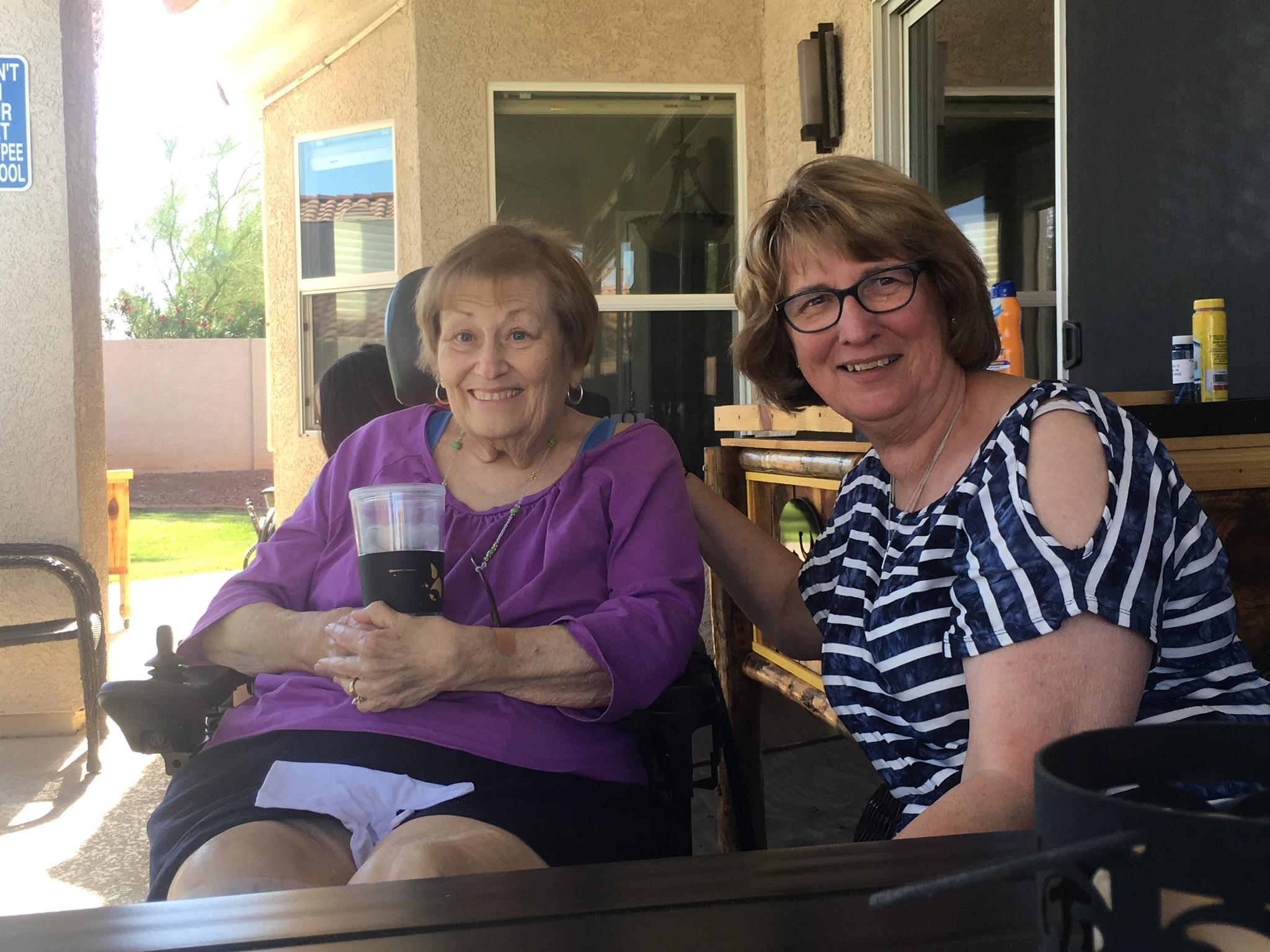 Mom and her friend, Jan Forsm…
