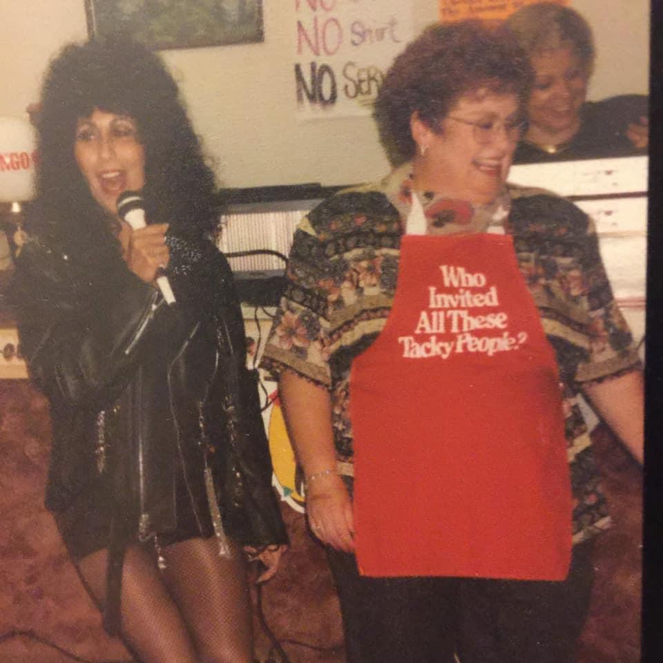 Mom and “Cher” at her 50th su…