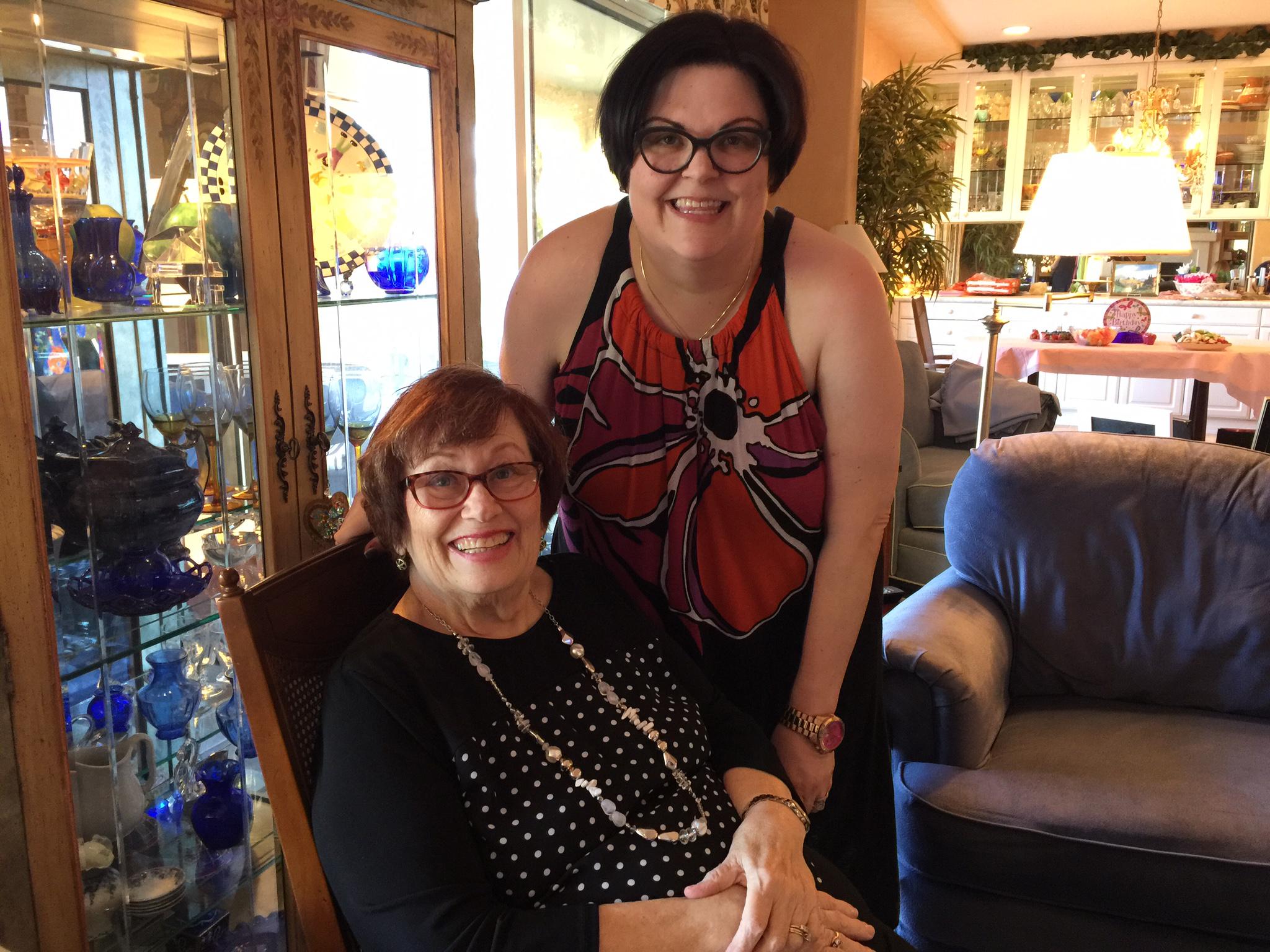 Mom and Kate at Nancy’s 70th …