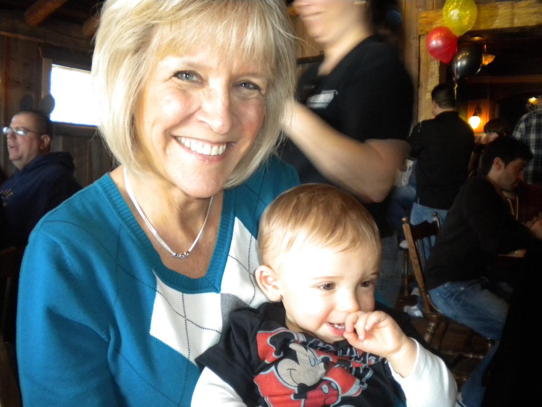 Nancy at Jayden’s 1st bday