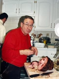Making ham in the NY Apartment