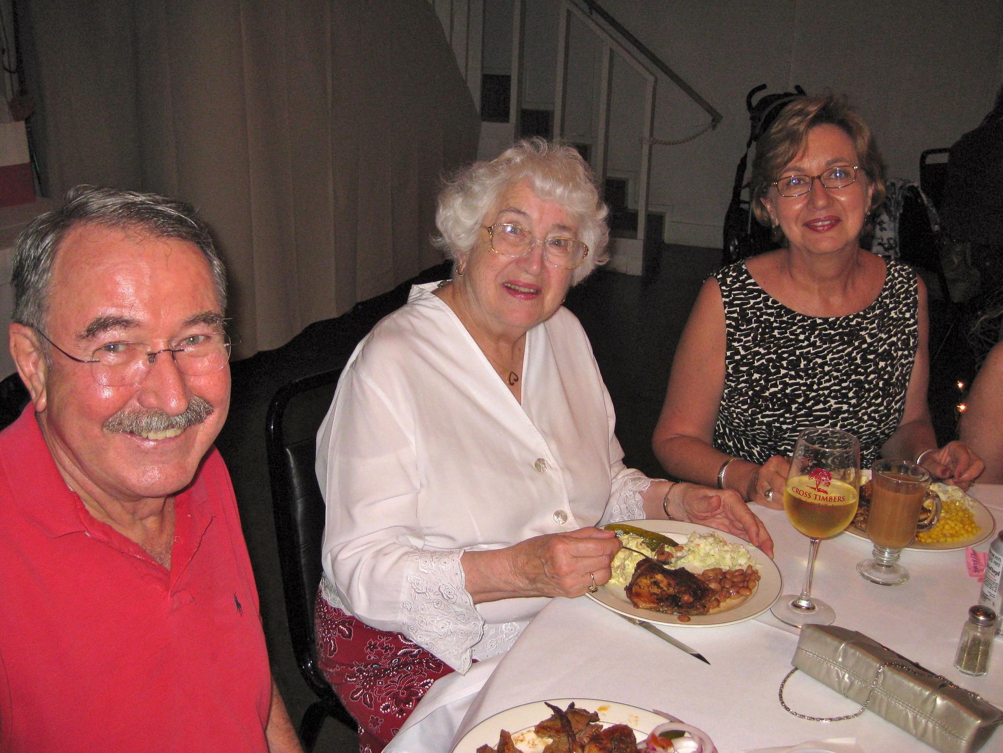 Bill and mom were quite close…