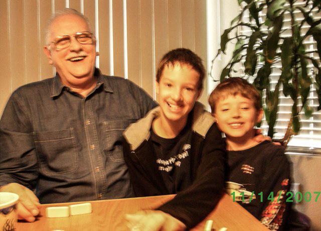 Papa with grandsons