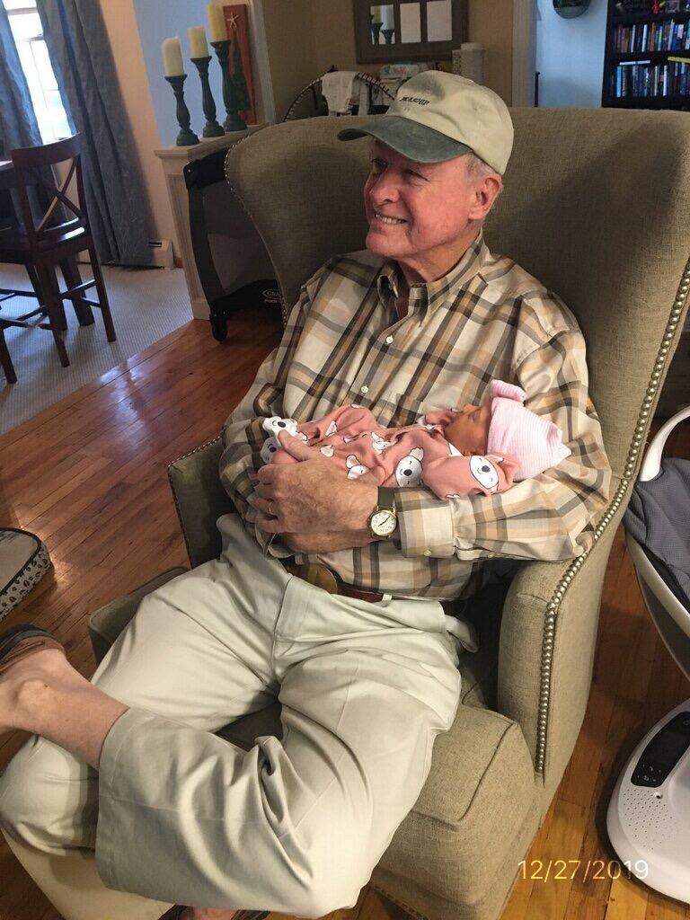 Carl with great niece Hailey …