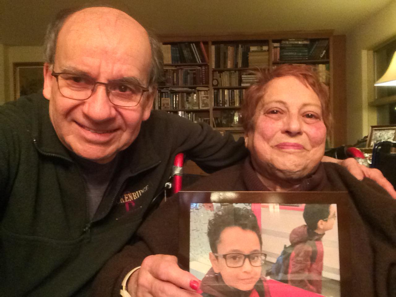 Bruce, Sharyn and grandson, G…